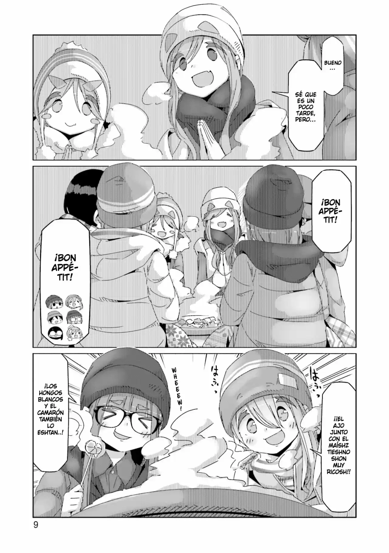 Yurucamp capítulo 47, página 11