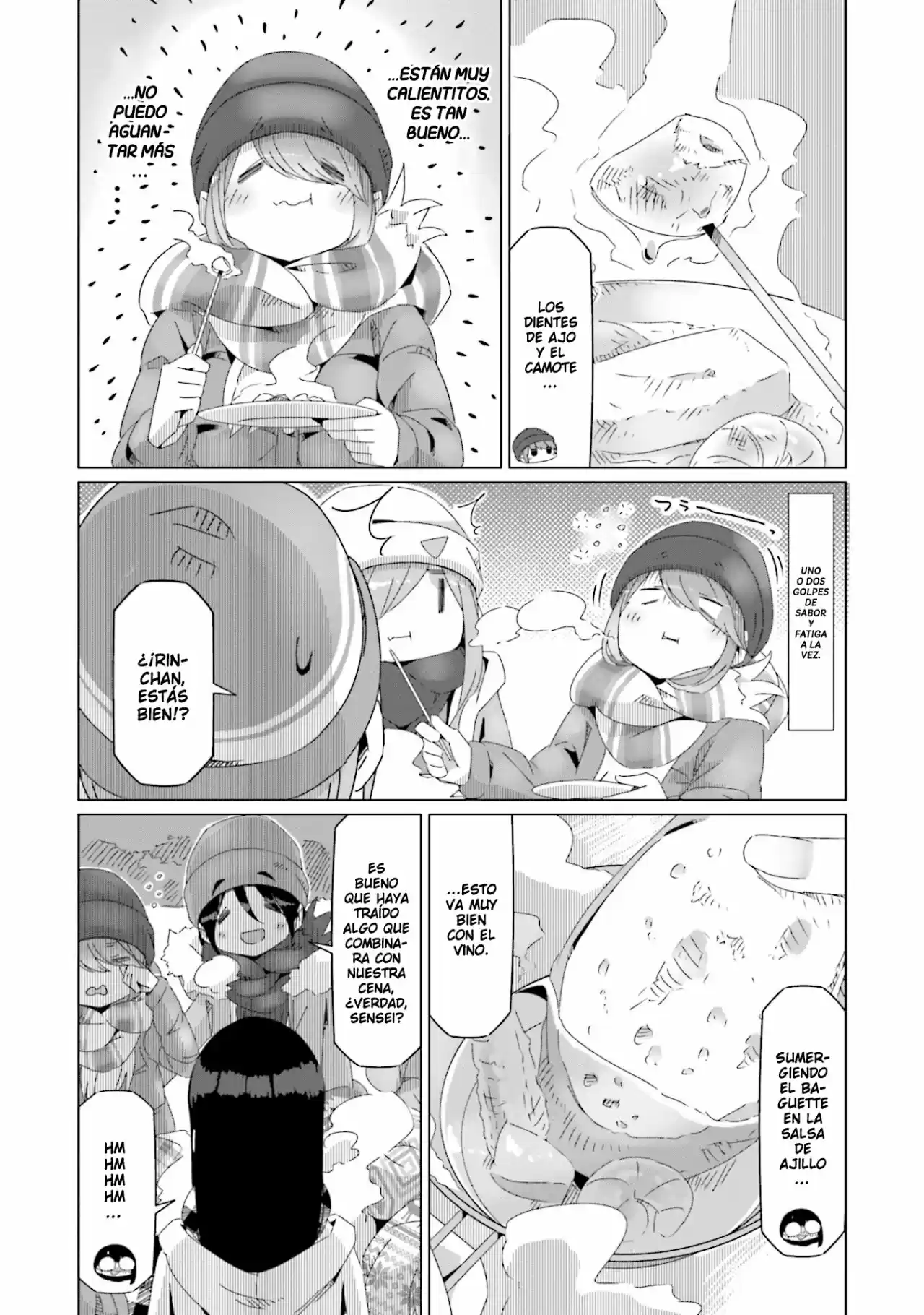 Yurucamp capítulo 47, página 12