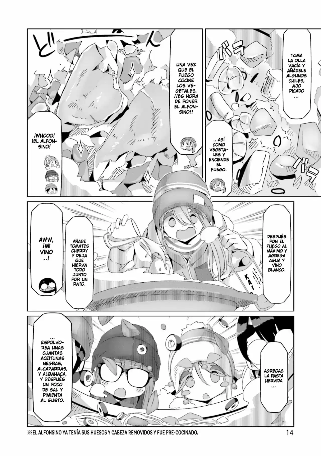 Yurucamp capítulo 47, página 16