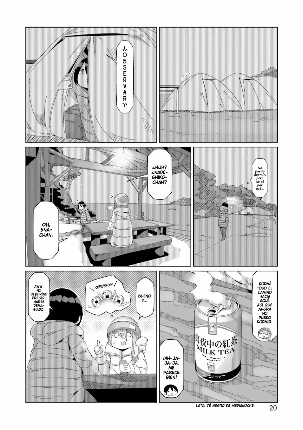 Yurucamp capítulo 47, página 22