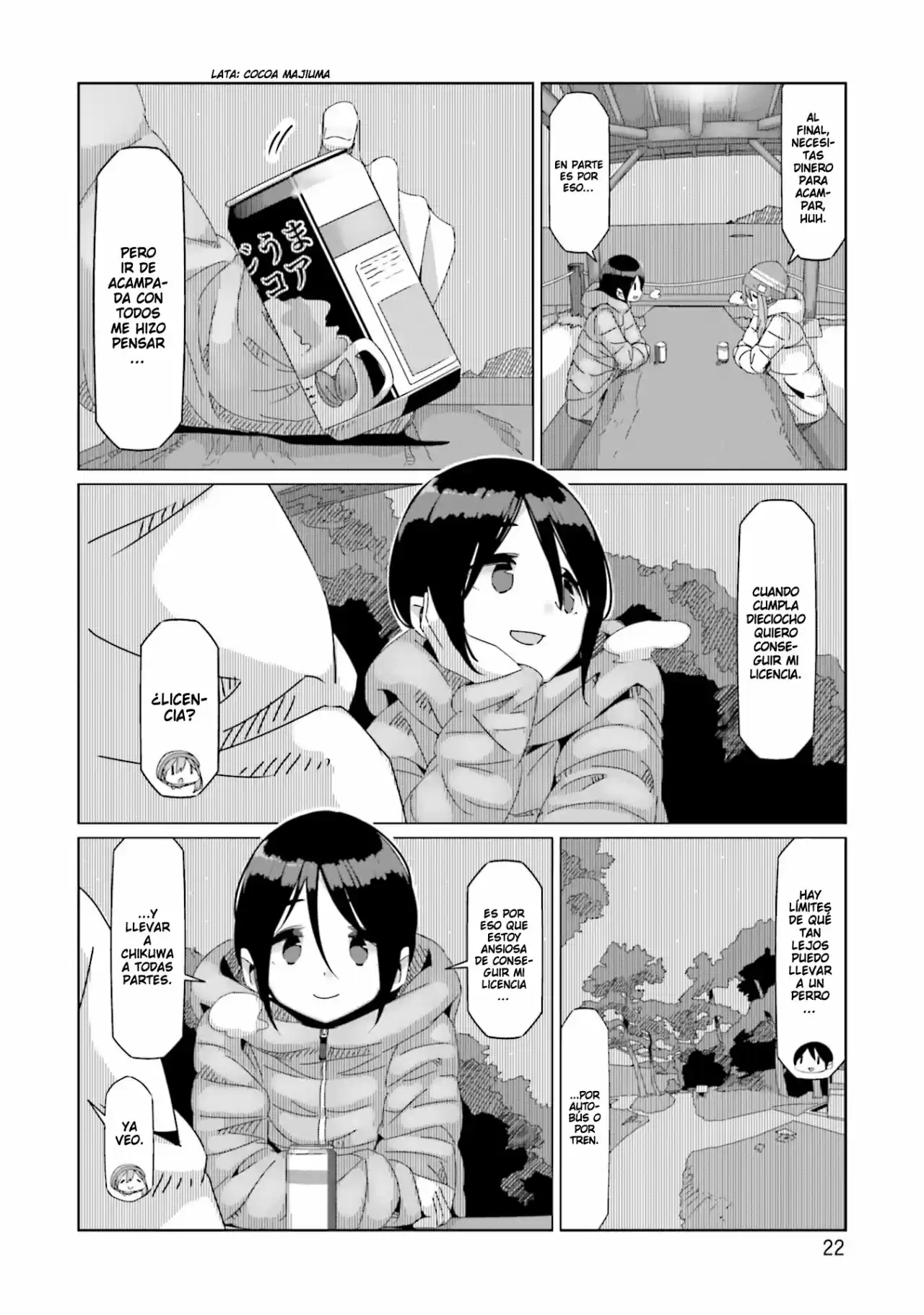 Yurucamp capítulo 47, página 24