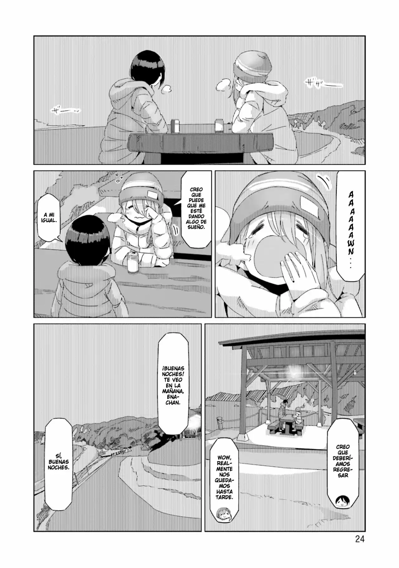 Yurucamp capítulo 47, página 26