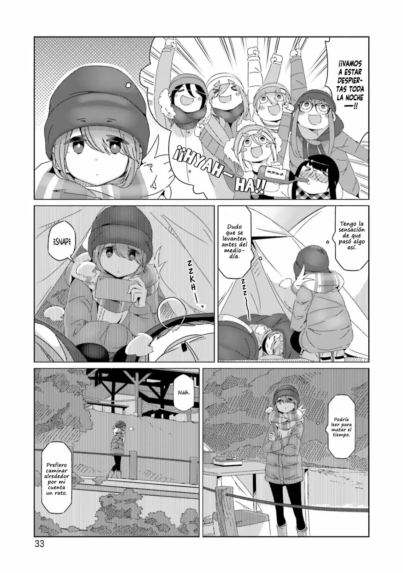 Yurucamp capítulo 48, página 6