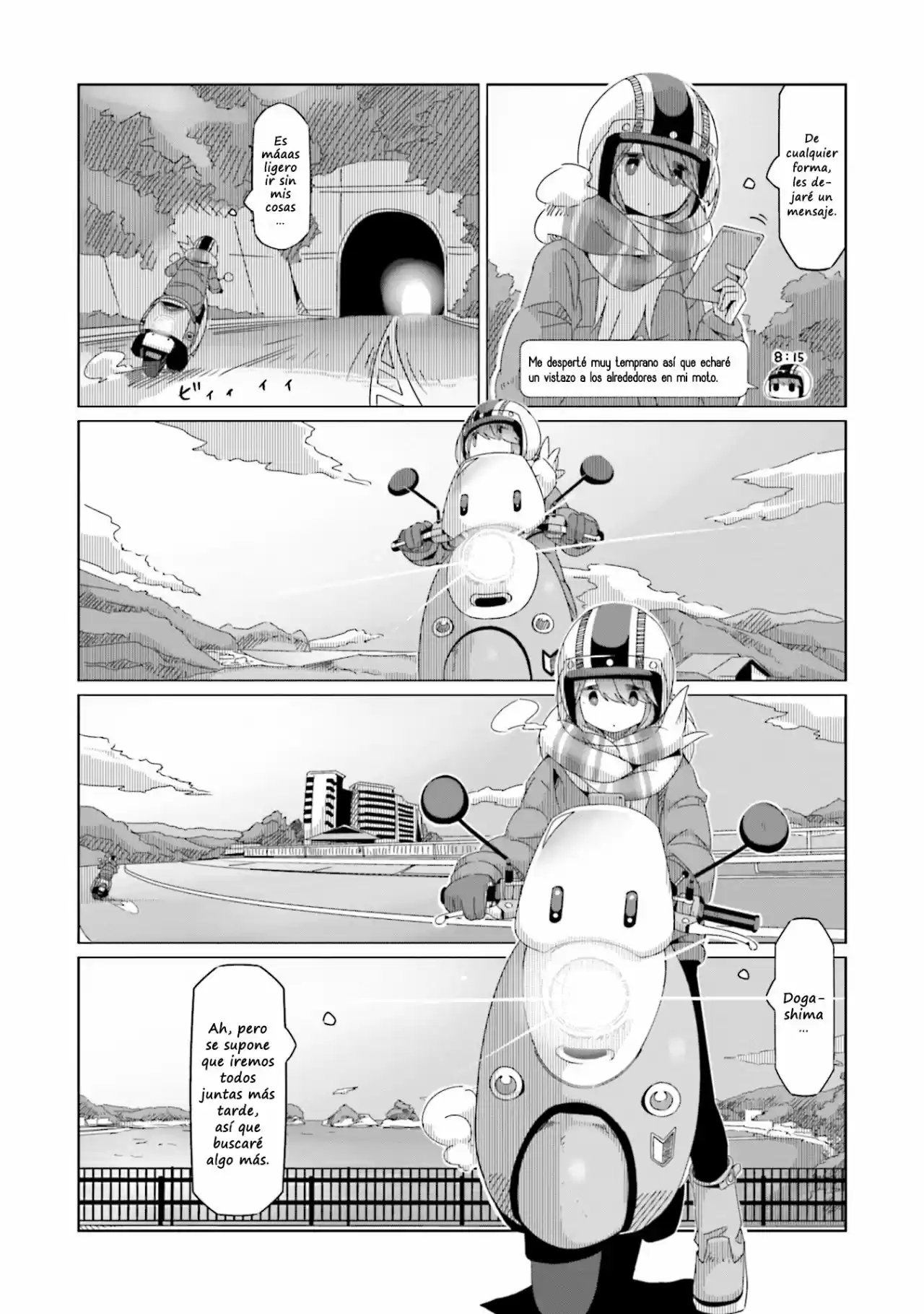 Yurucamp capítulo 48, página 7