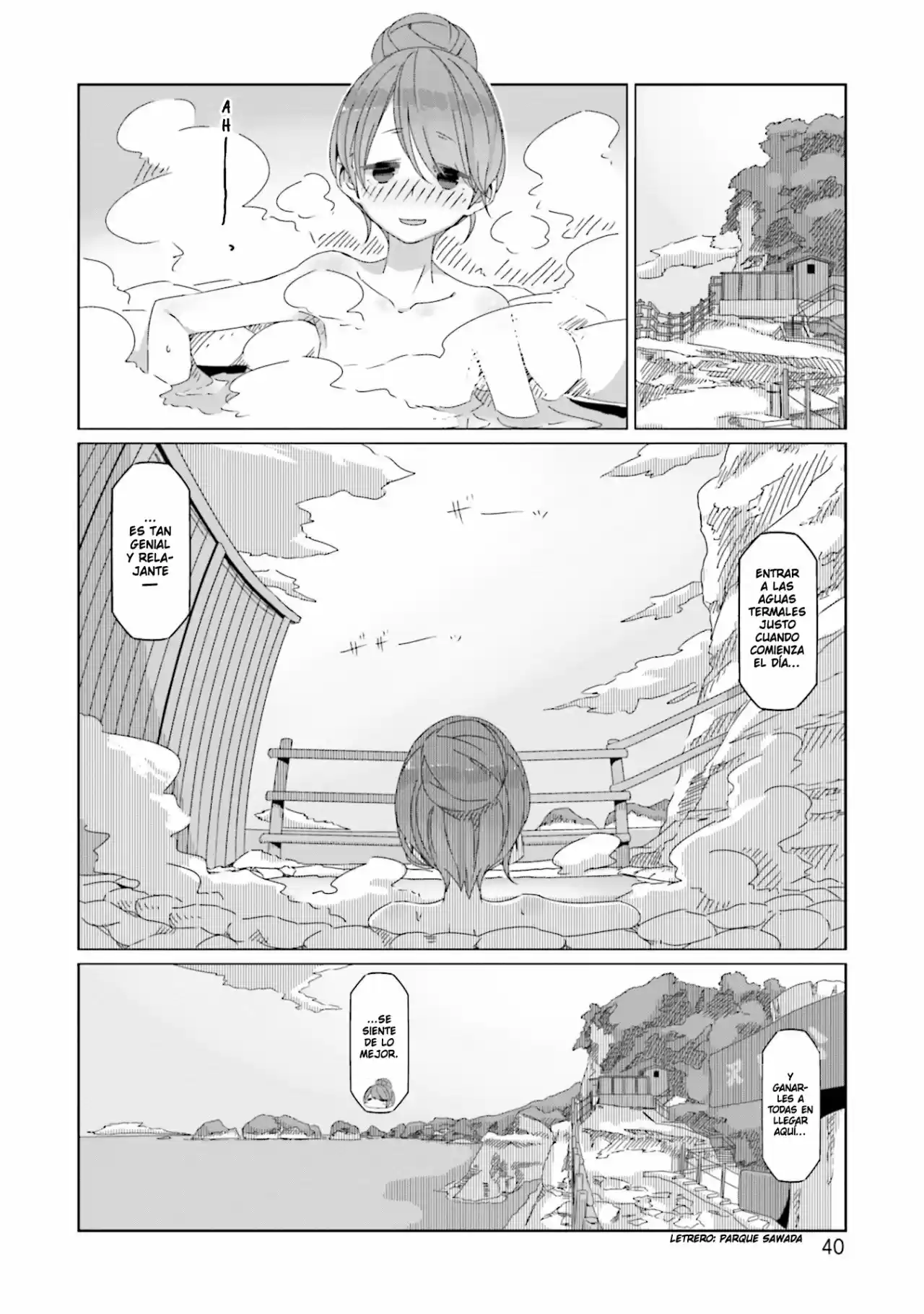Yurucamp capítulo 48, página 13