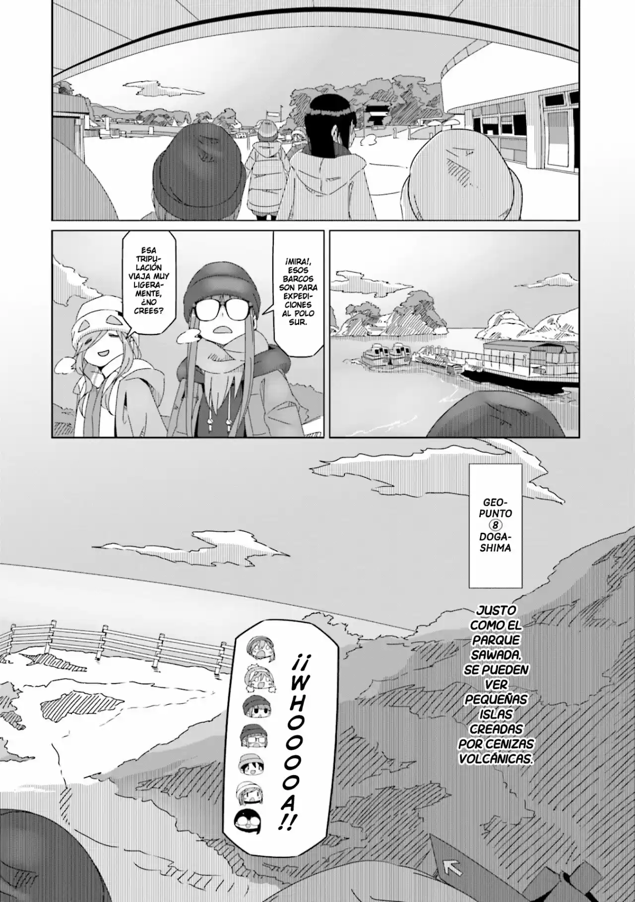 Yurucamp capítulo 48, página 19