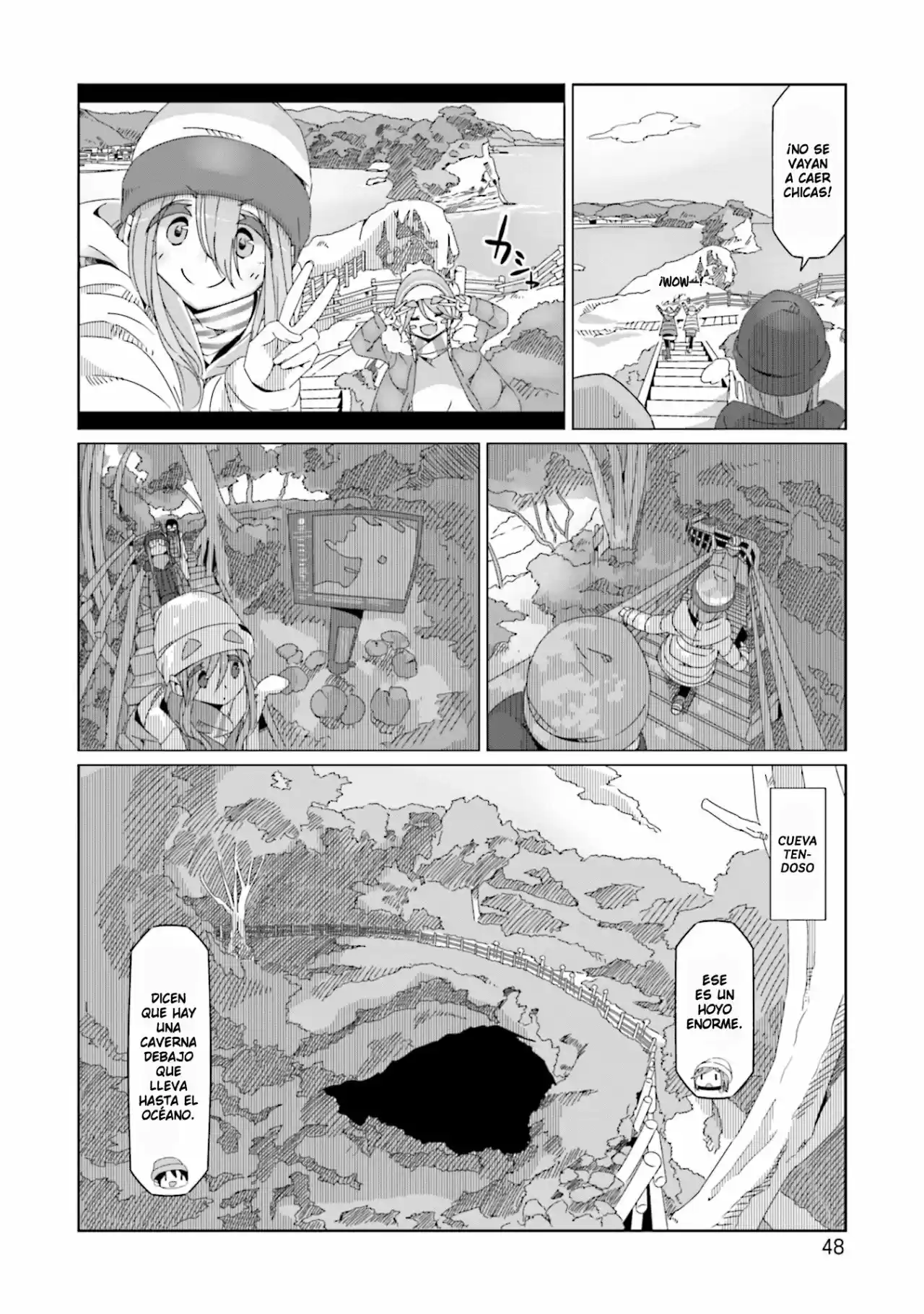 Yurucamp capítulo 48, página 21
