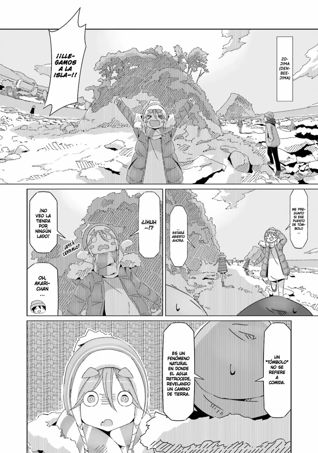 Yurucamp capítulo 49, página 9