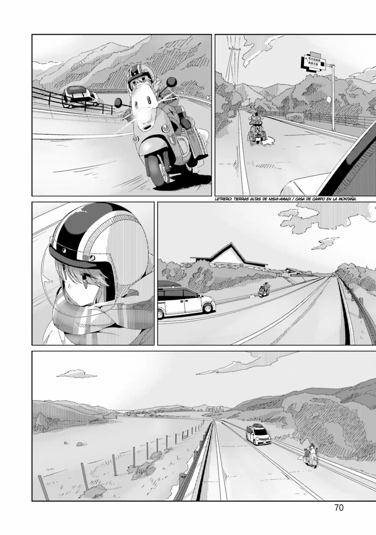 Yurucamp capítulo 49, página 17