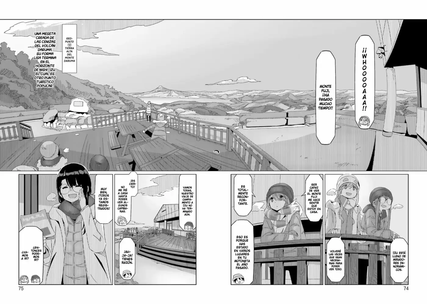 Yurucamp capítulo 49, página 21