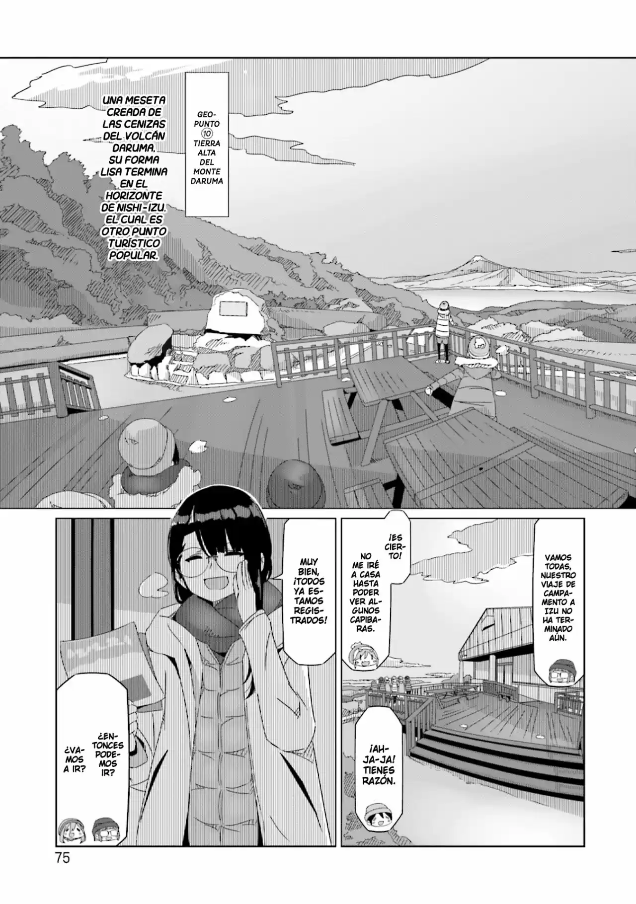 Yurucamp capítulo 49, página 23
