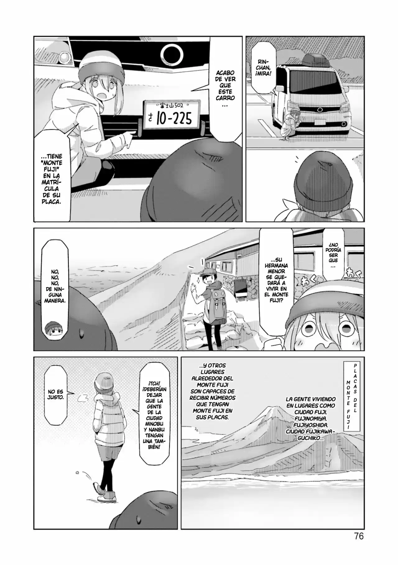 Yurucamp capítulo 49, página 24