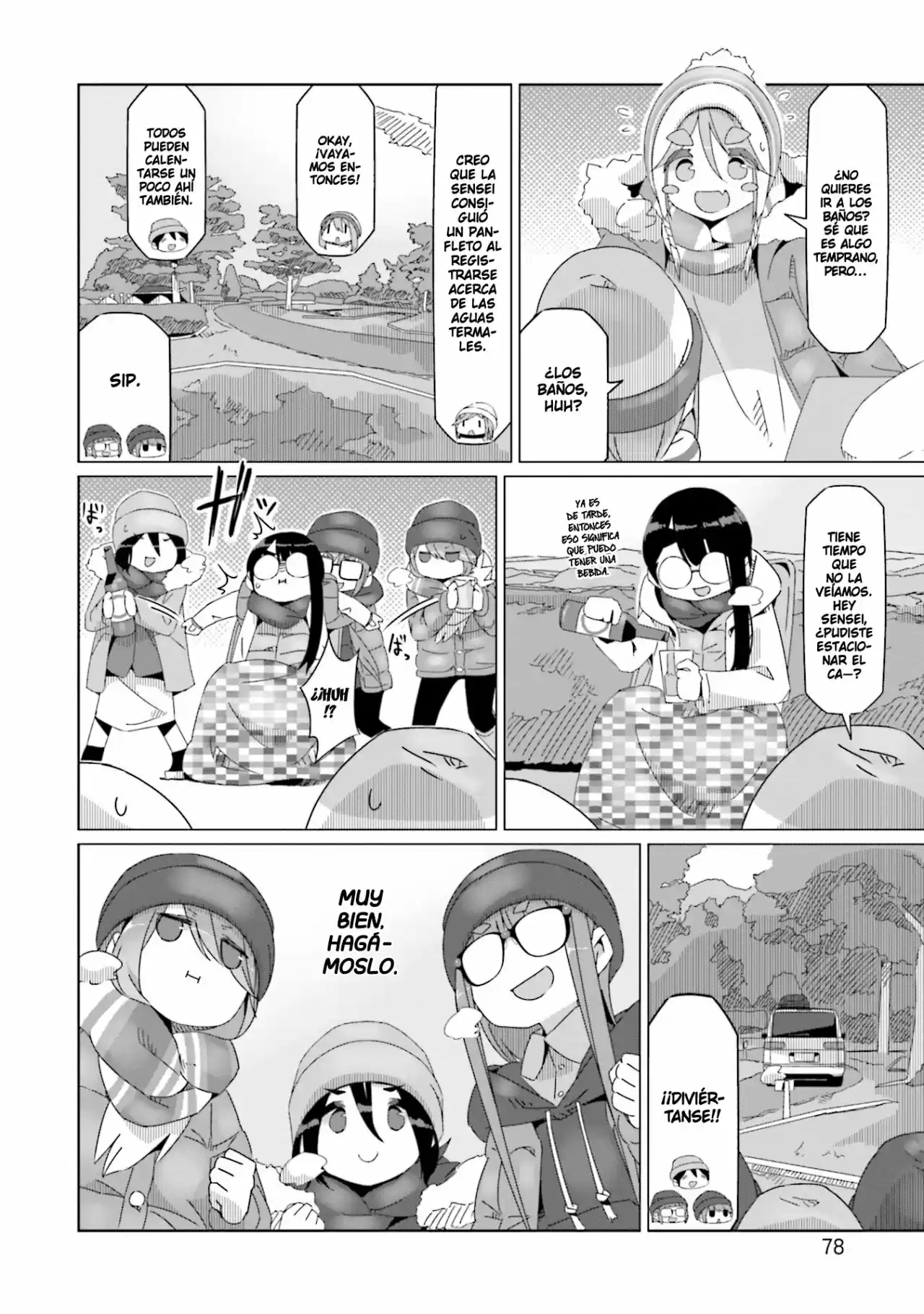 Yurucamp capítulo 49, página 26