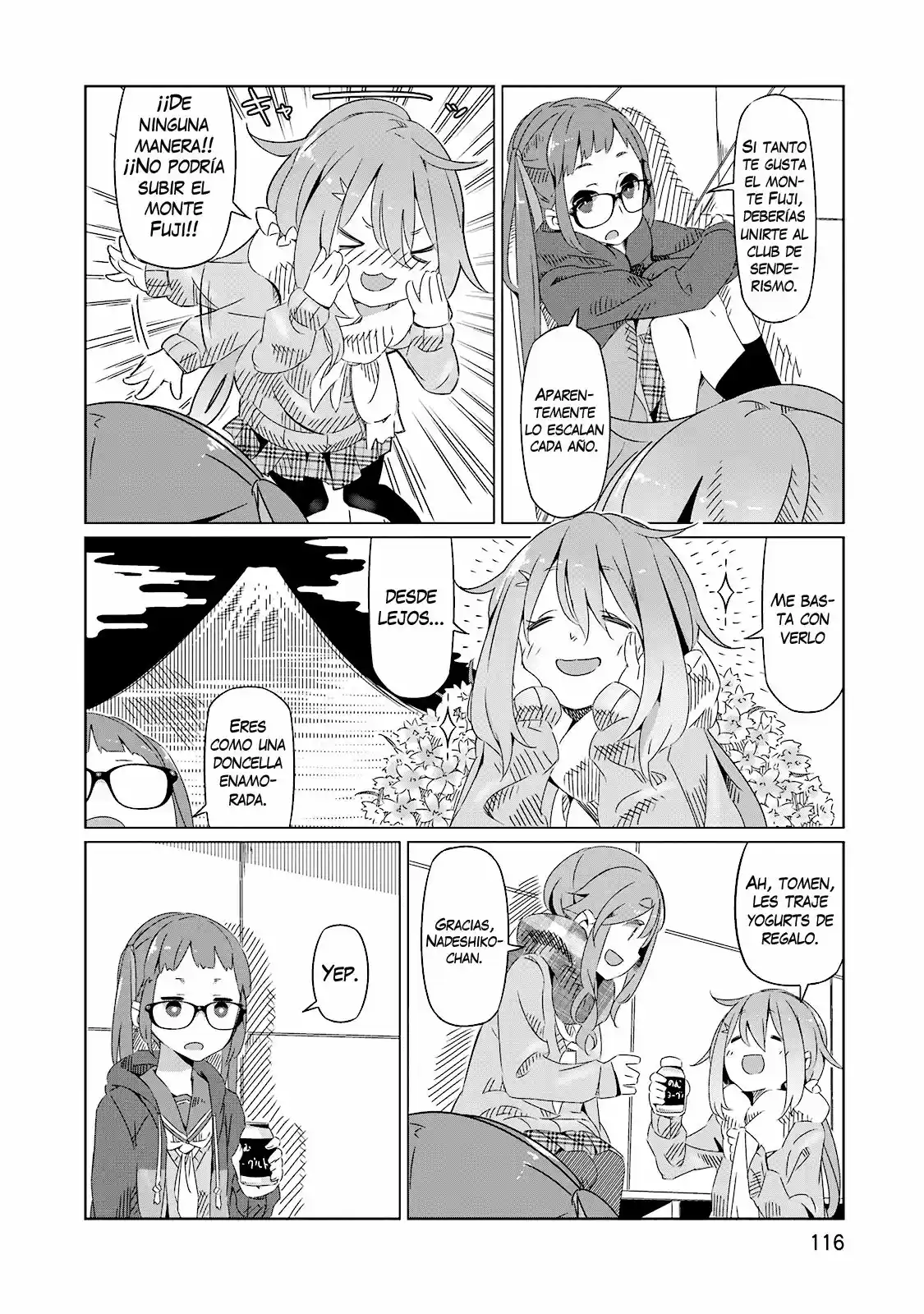 Yurucamp capítulo 5, página 3