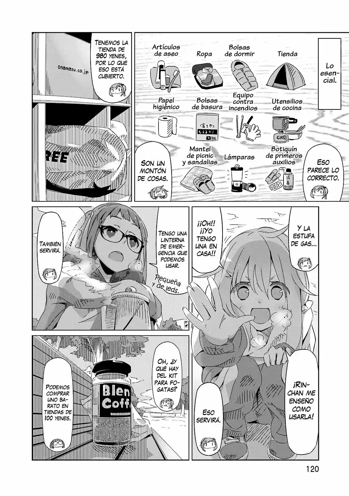 Yurucamp capítulo 5, página 7