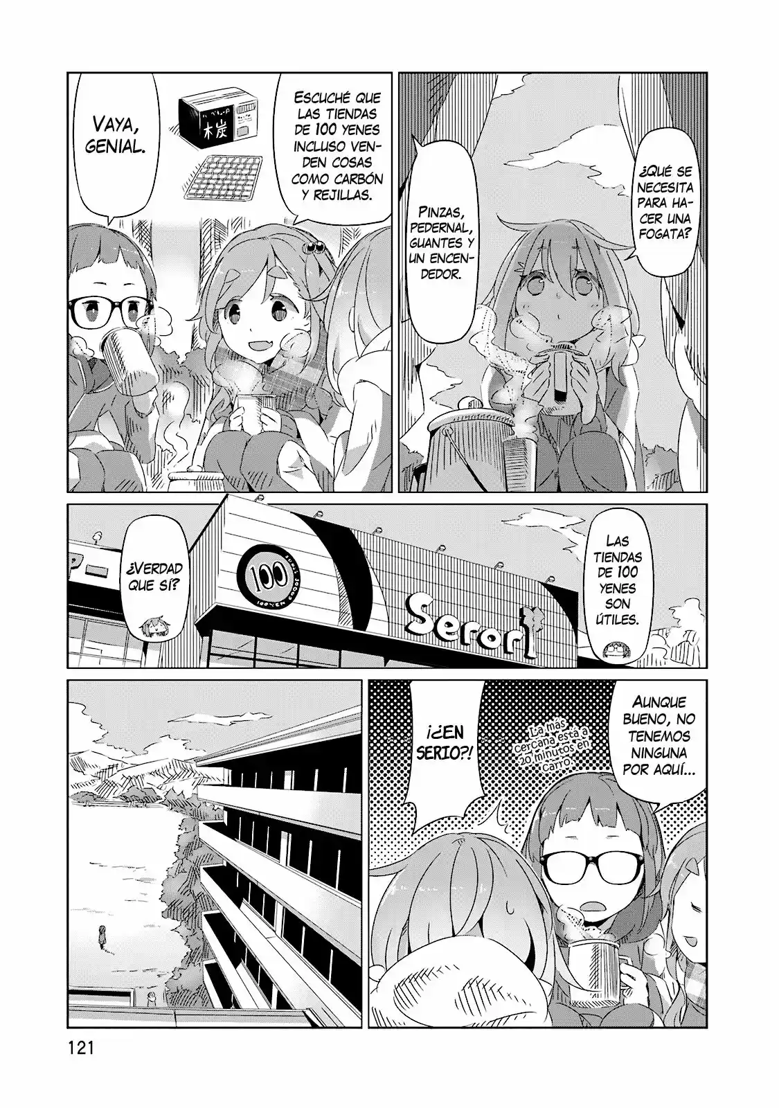 Yurucamp capítulo 5, página 8