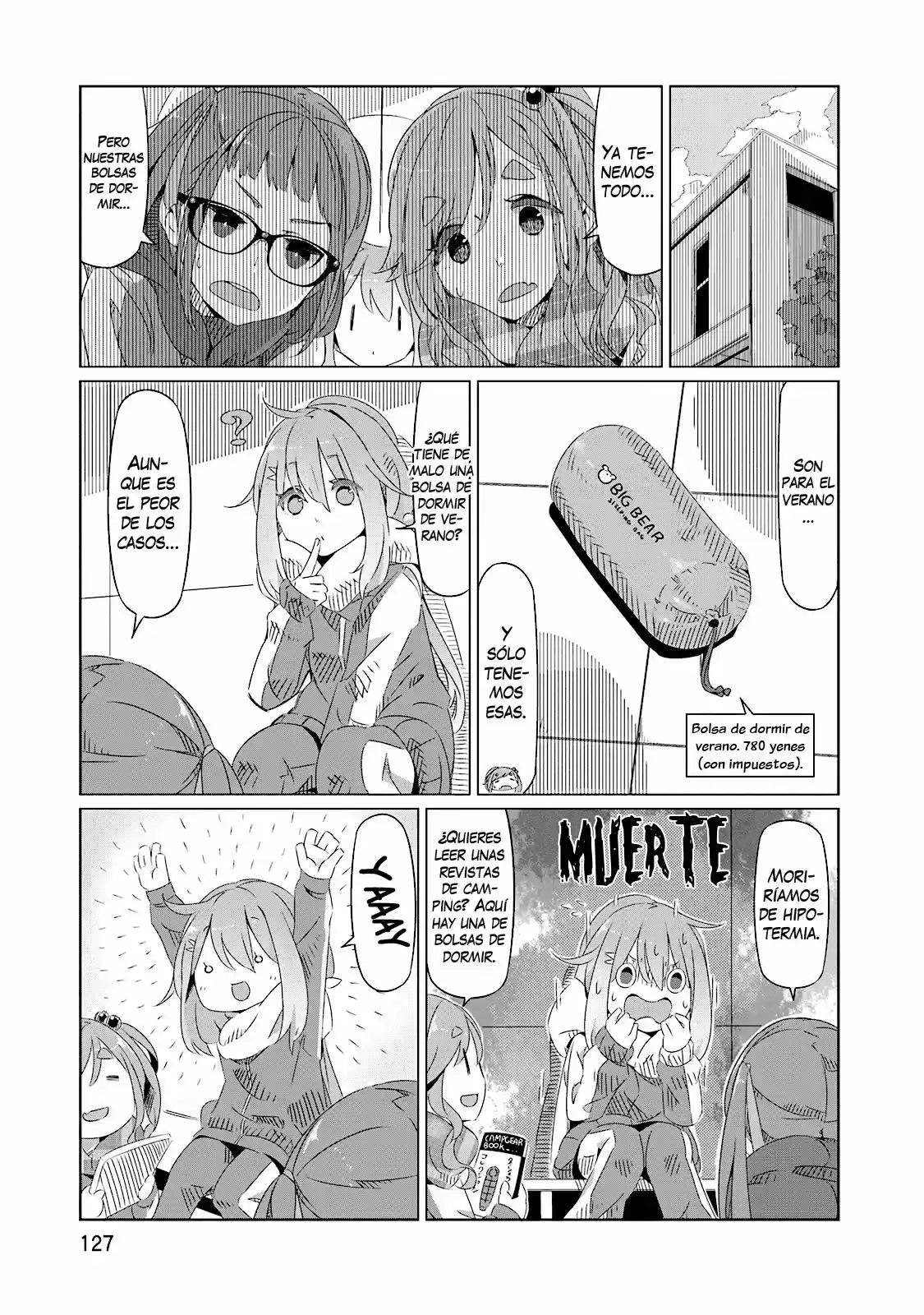 Yurucamp capítulo 5, página 14