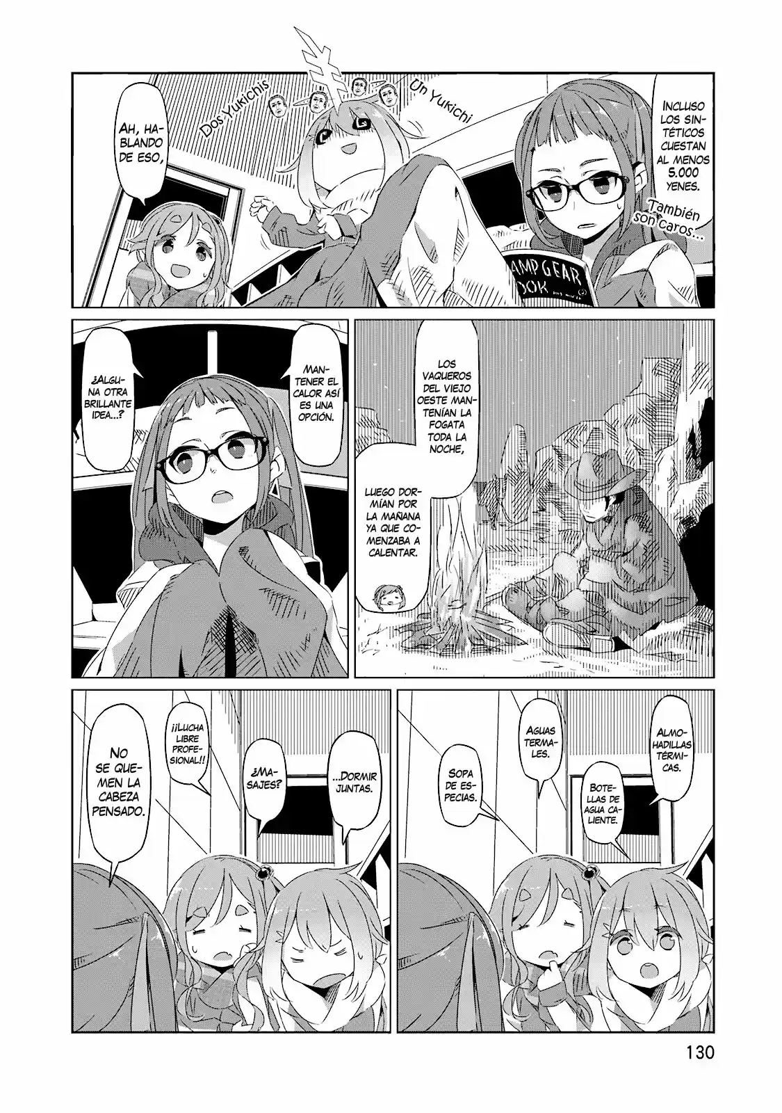 Yurucamp capítulo 5, página 17