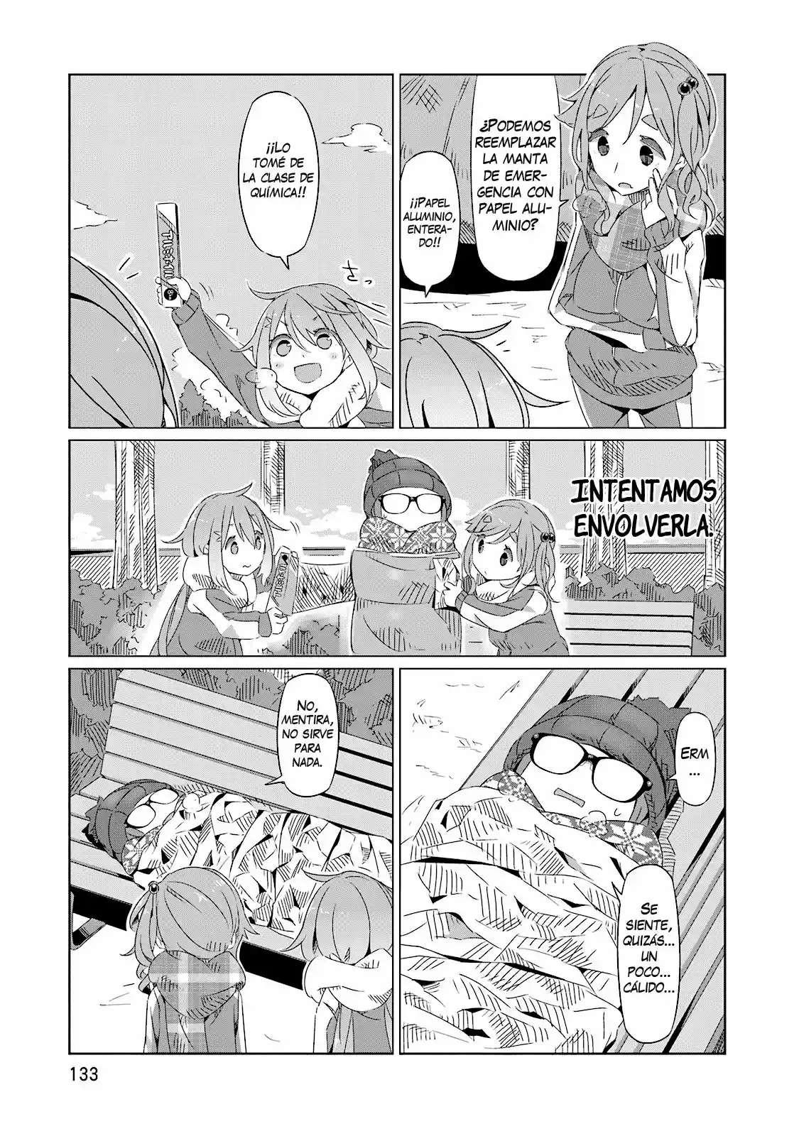 Yurucamp capítulo 5, página 20