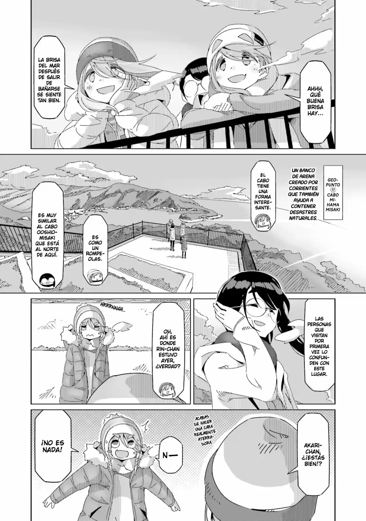 Yurucamp capítulo 50, página 3