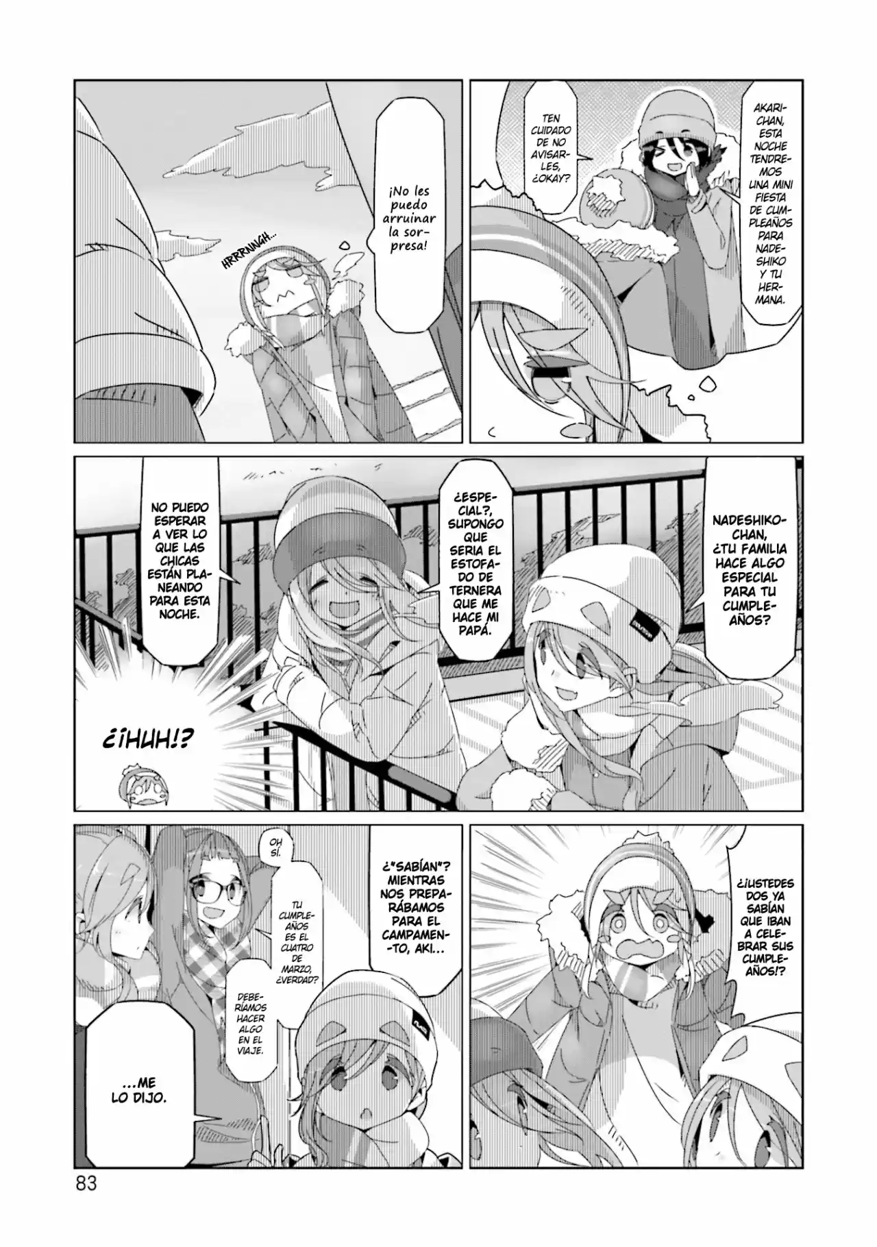 Yurucamp capítulo 50, página 4