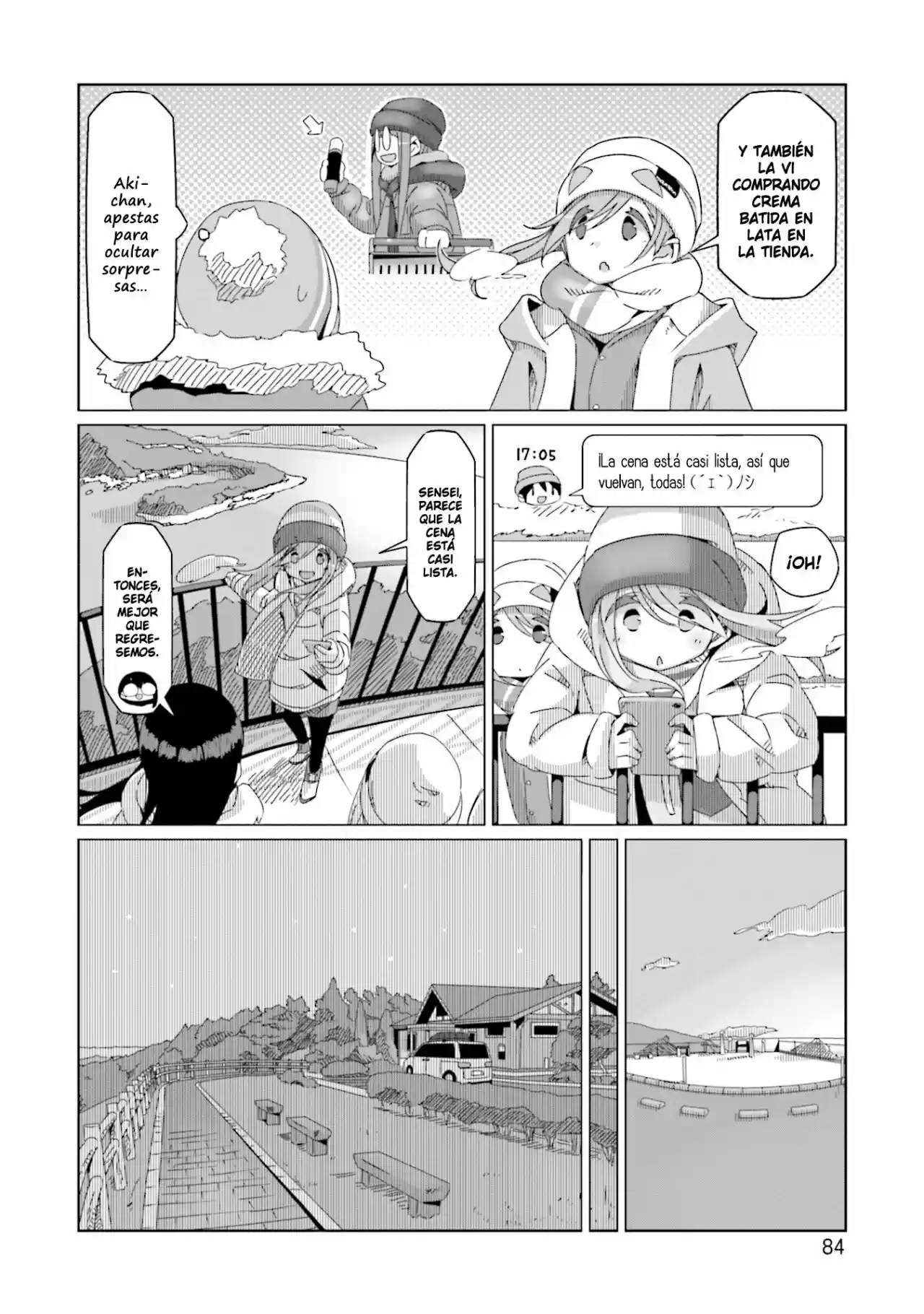 Yurucamp capítulo 50, página 5
