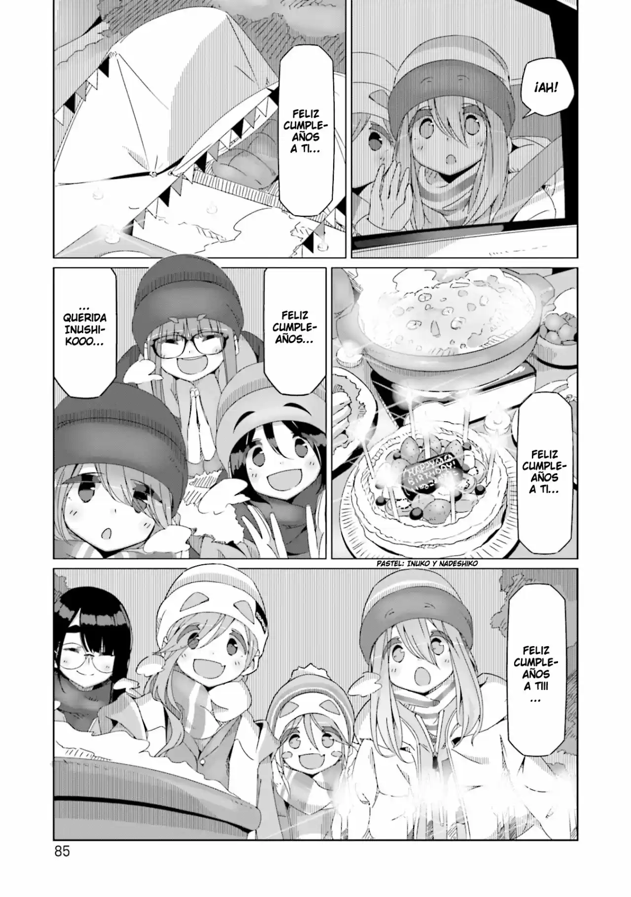 Yurucamp capítulo 50, página 6