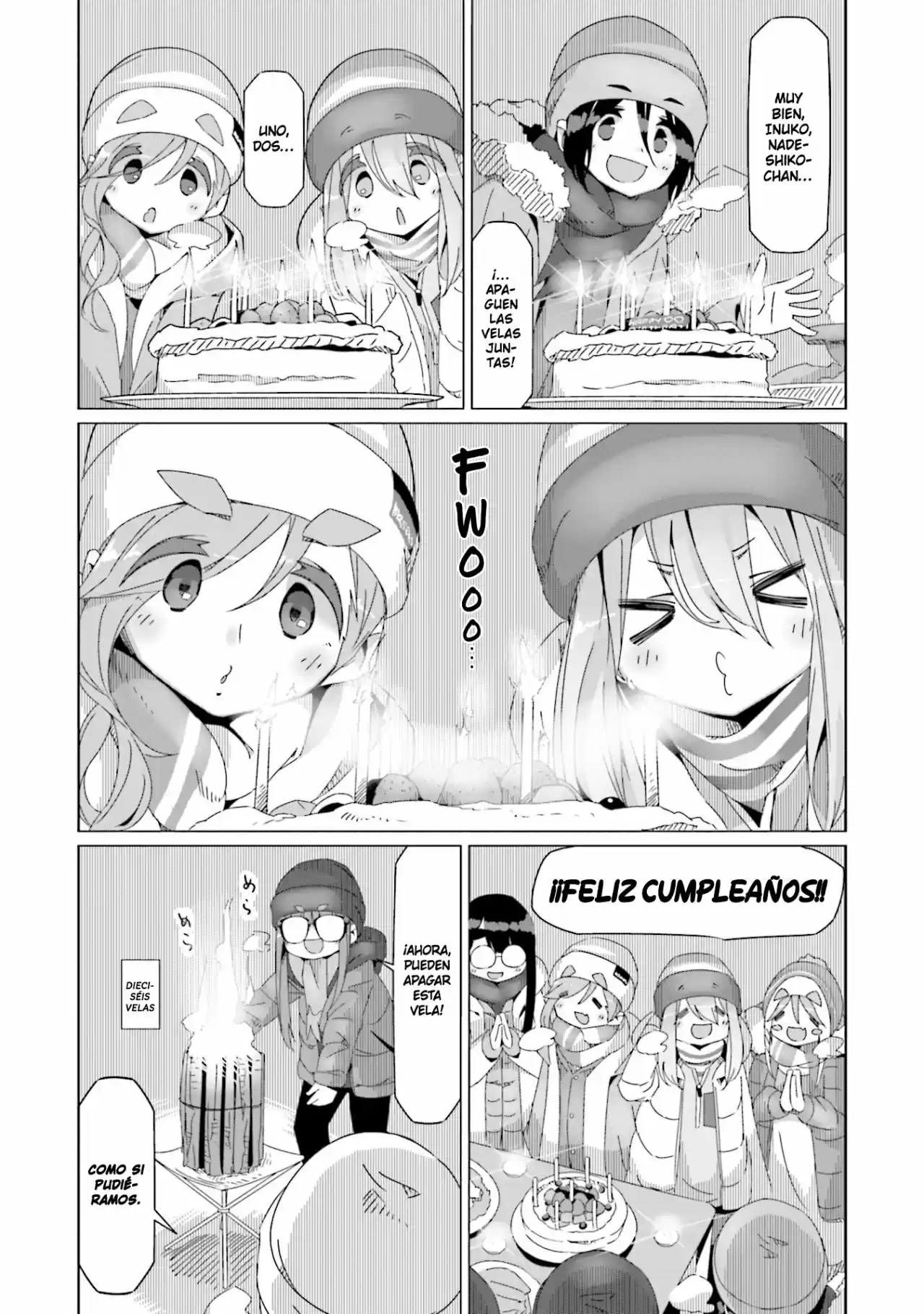 Yurucamp capítulo 50, página 7