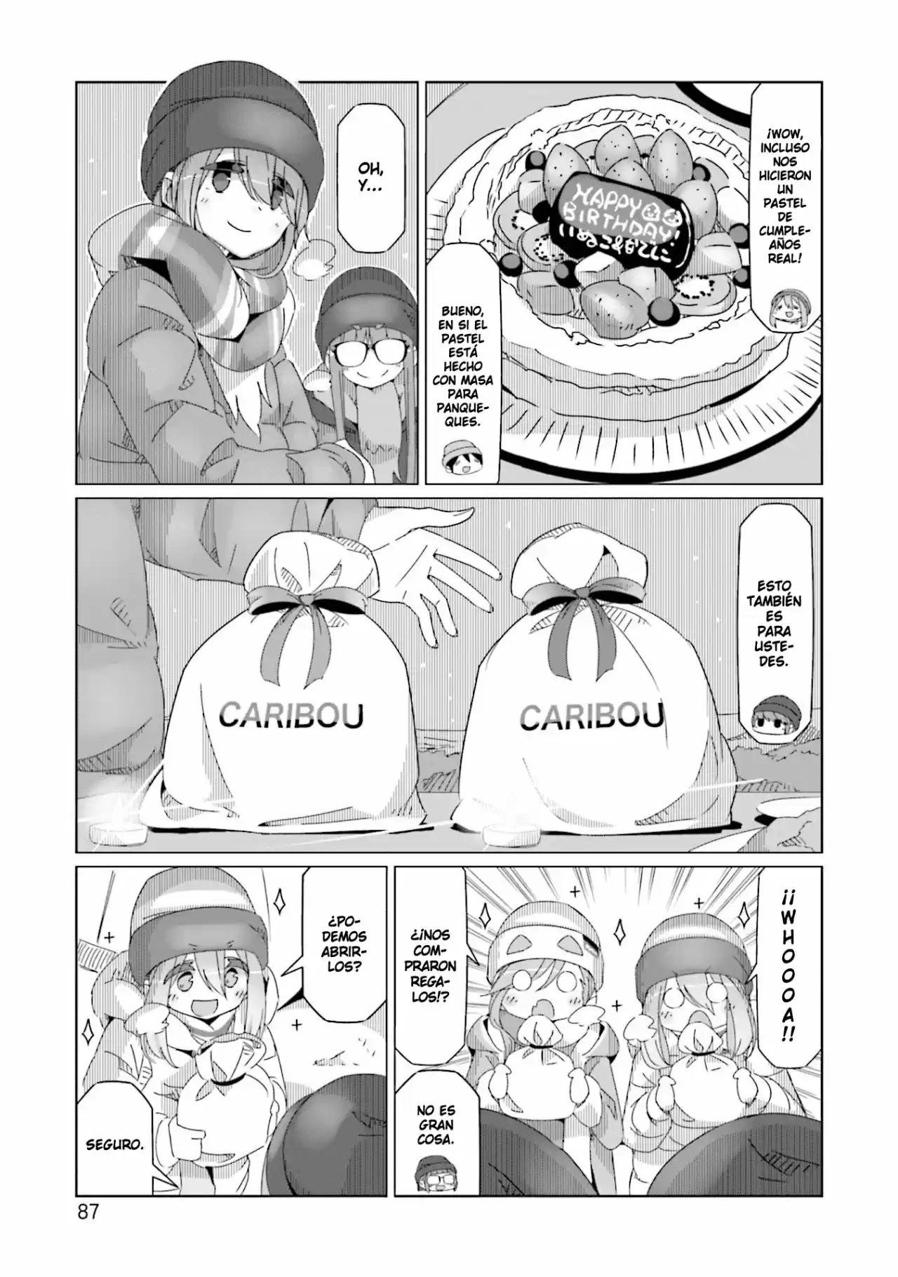 Yurucamp capítulo 50, página 8
