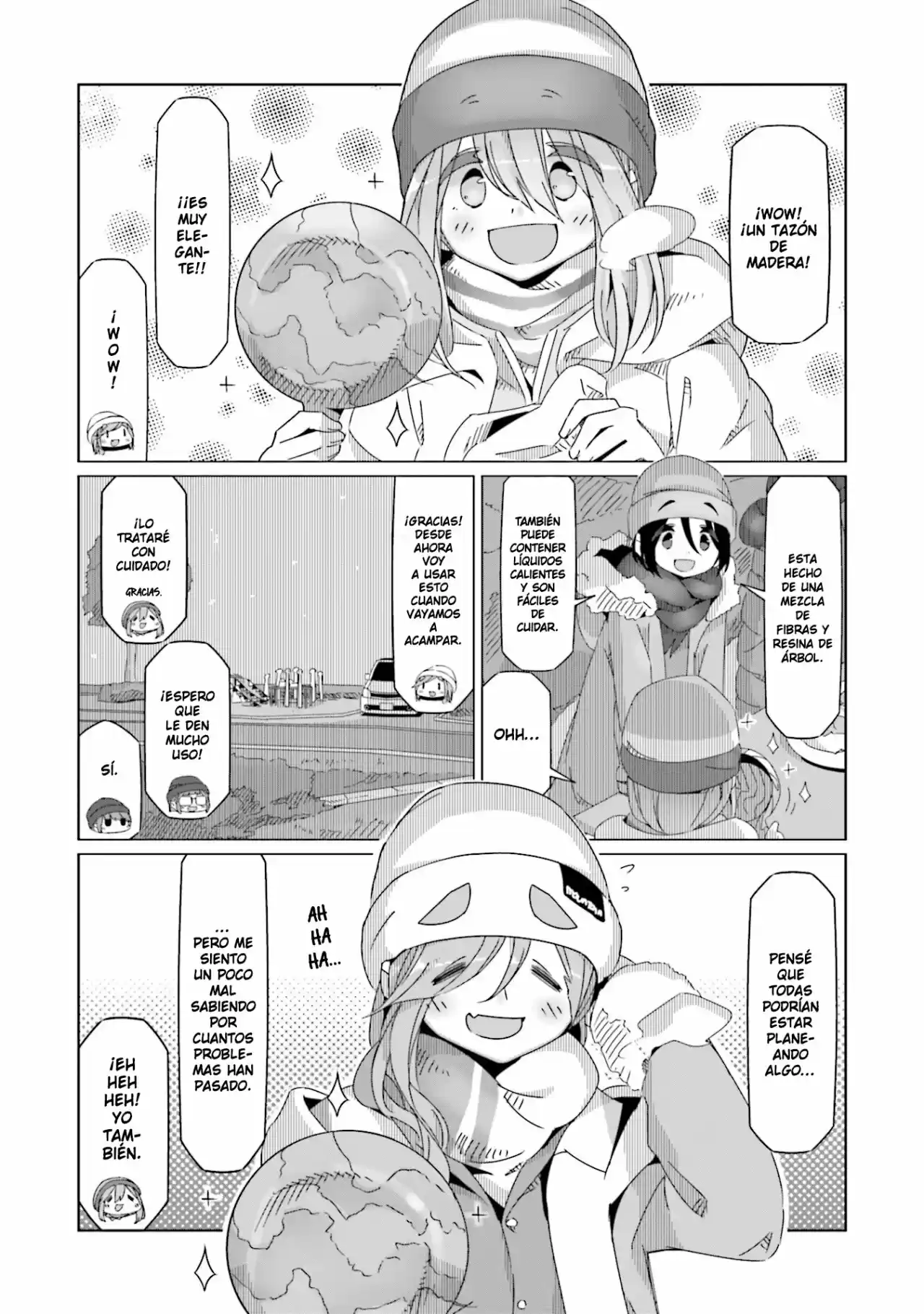 Yurucamp capítulo 50, página 9