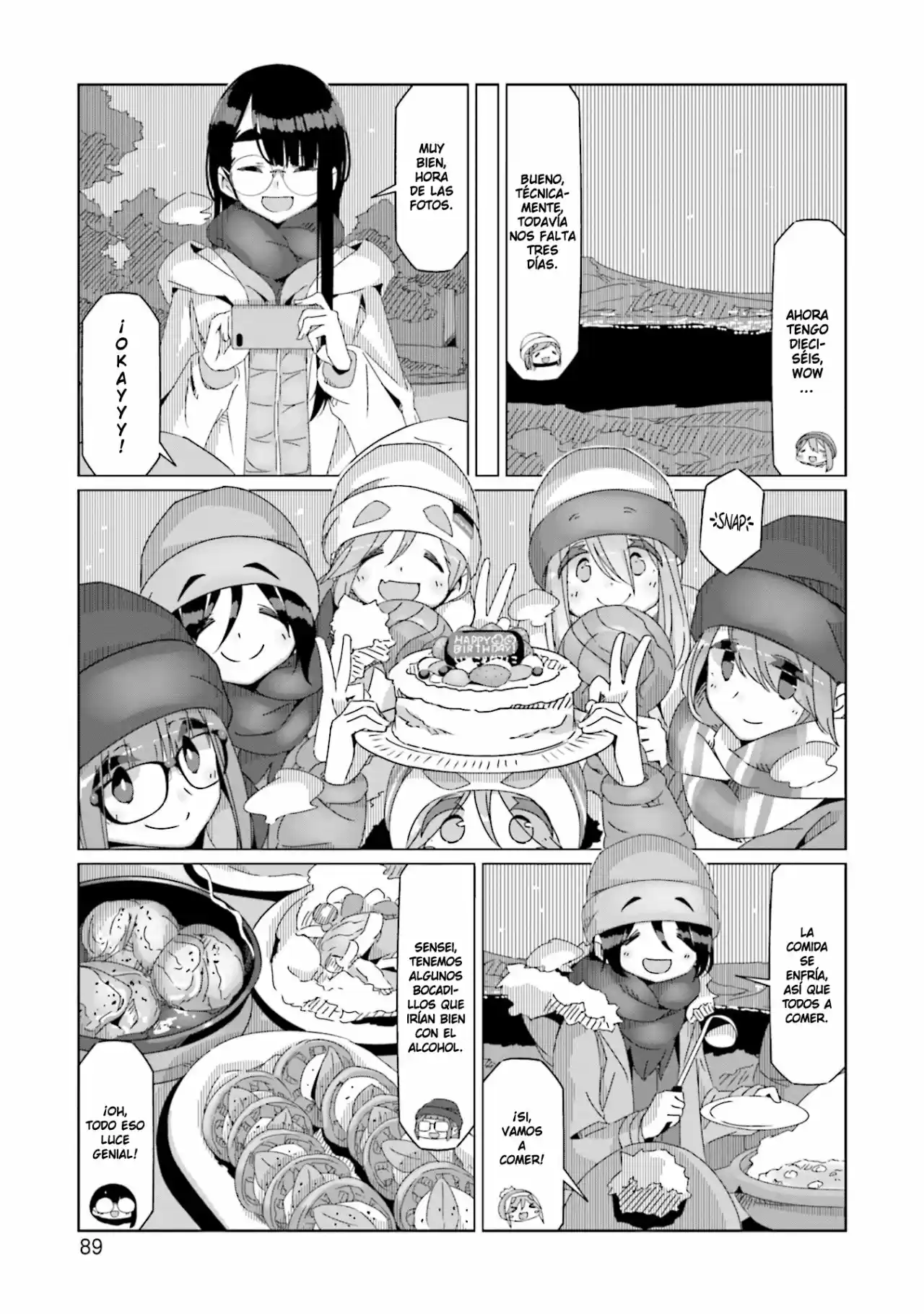 Yurucamp capítulo 50, página 10