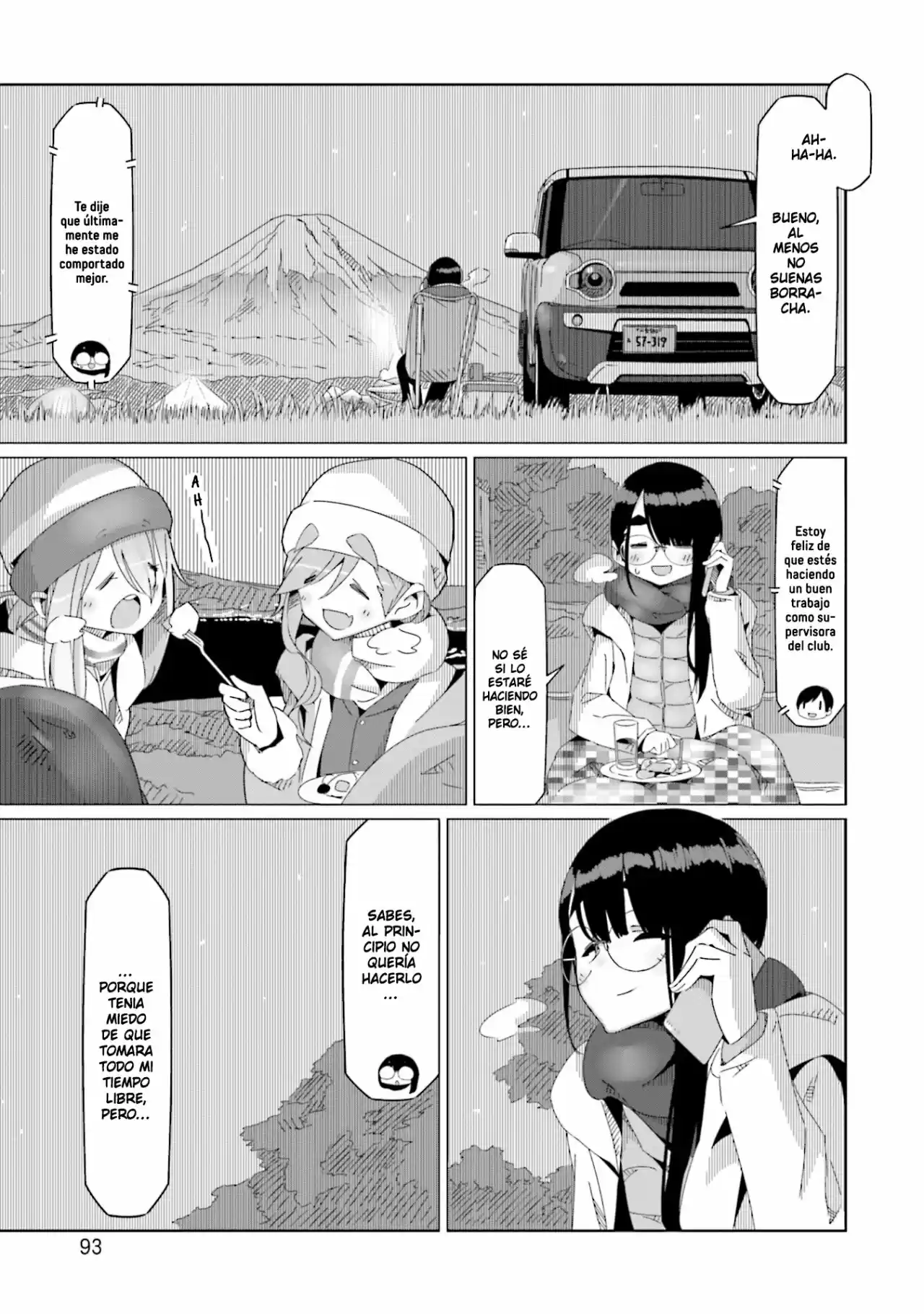 Yurucamp capítulo 50, página 14