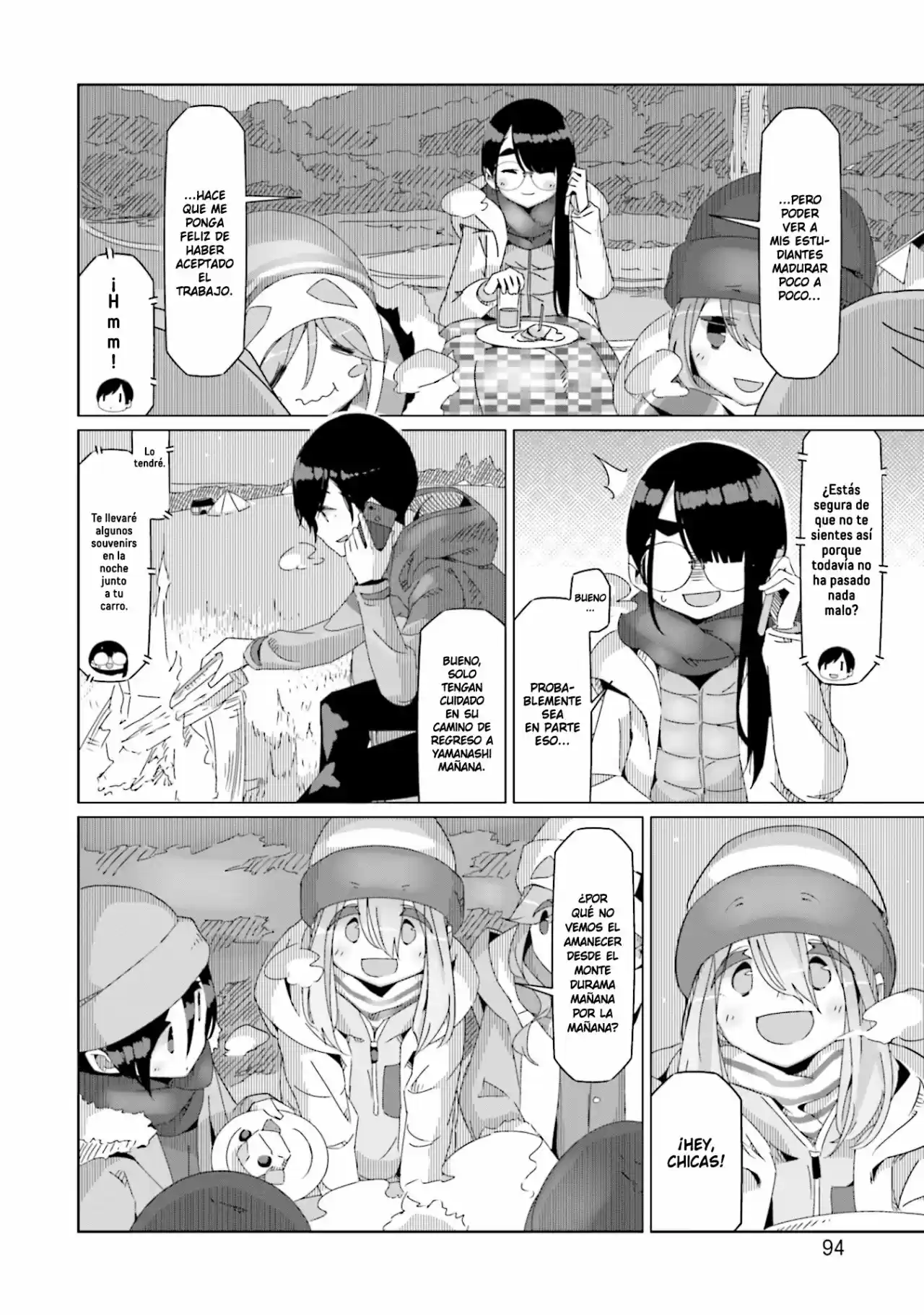 Yurucamp capítulo 50, página 15