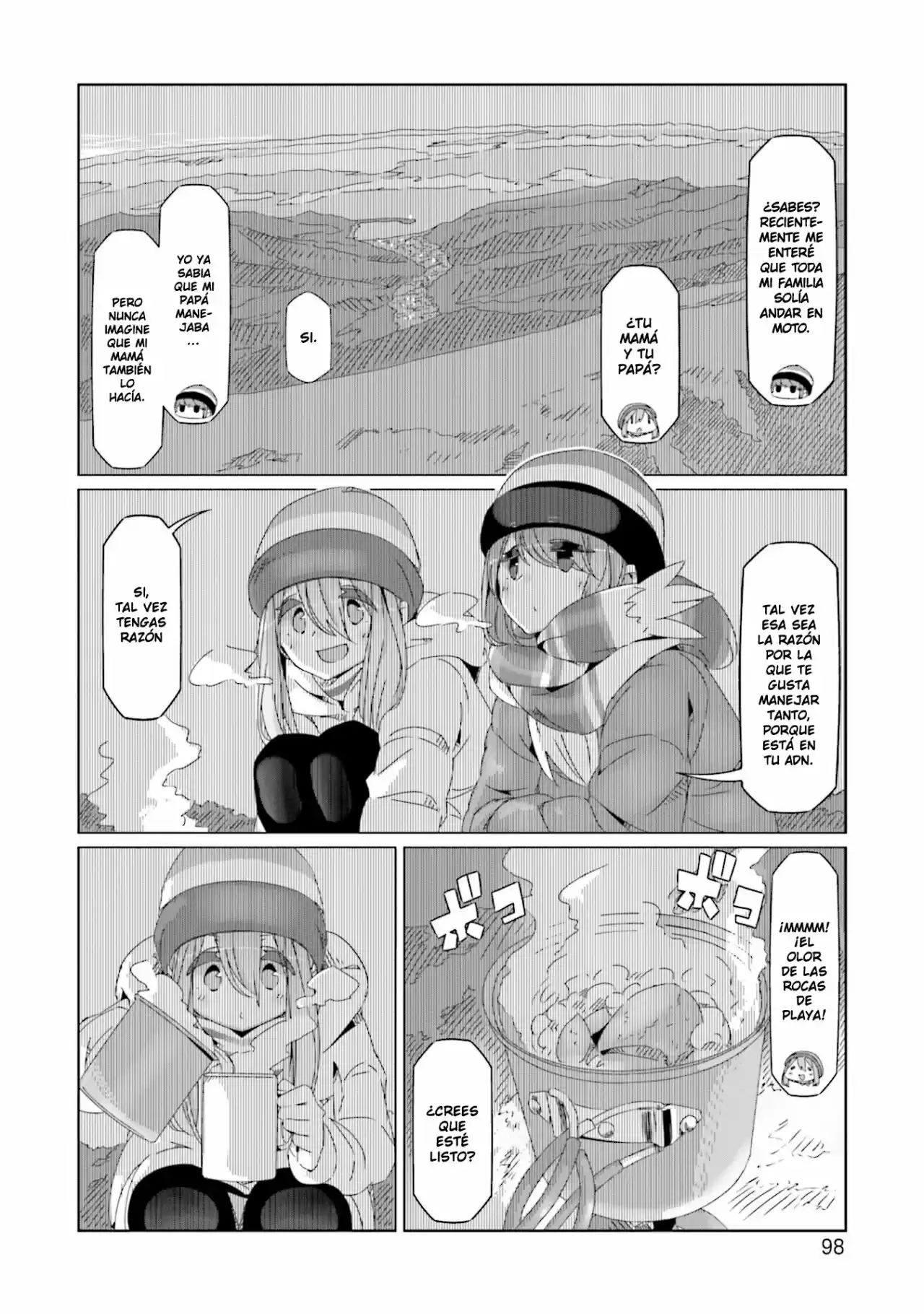Yurucamp capítulo 50, página 19