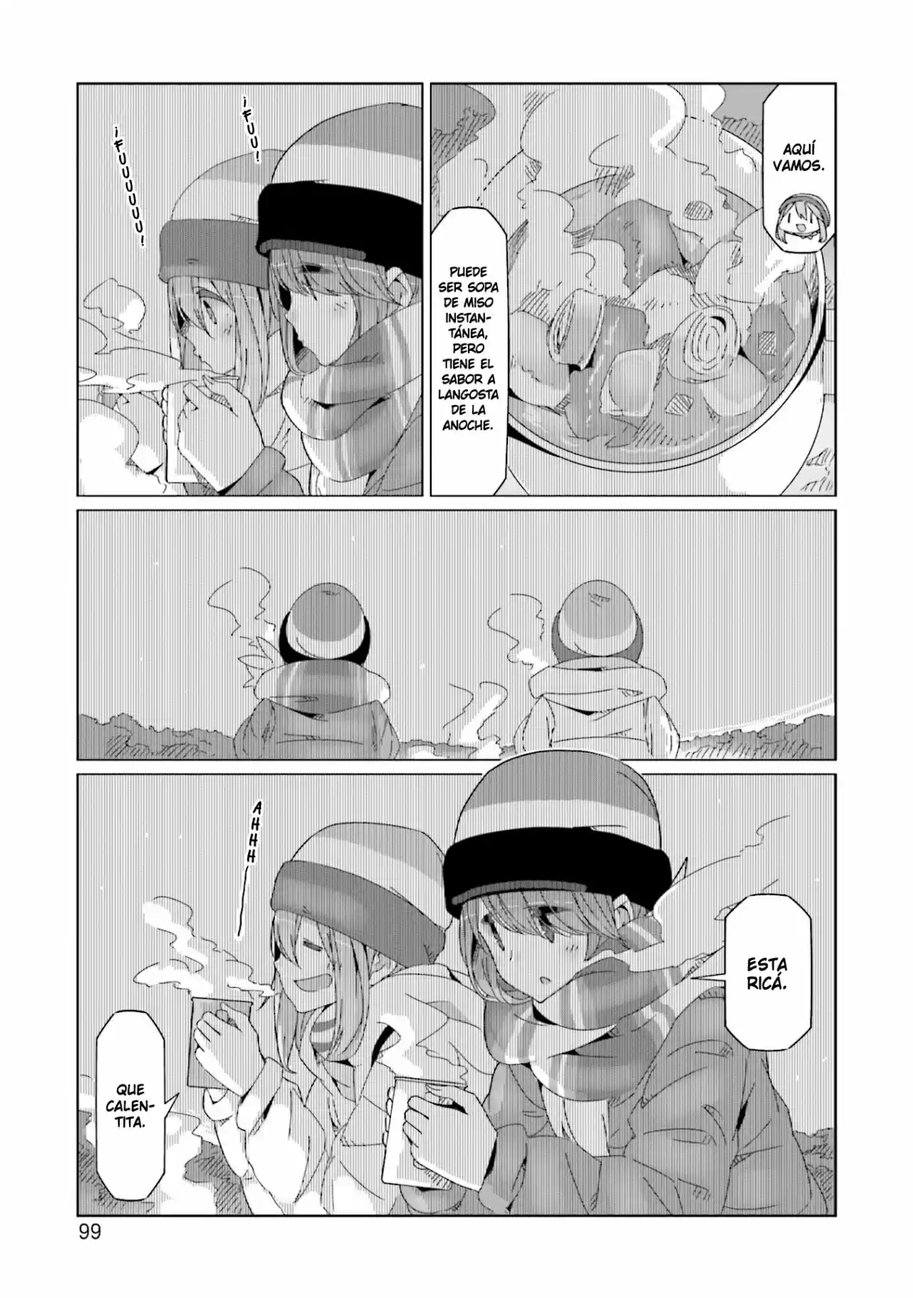 Yurucamp capítulo 50, página 20