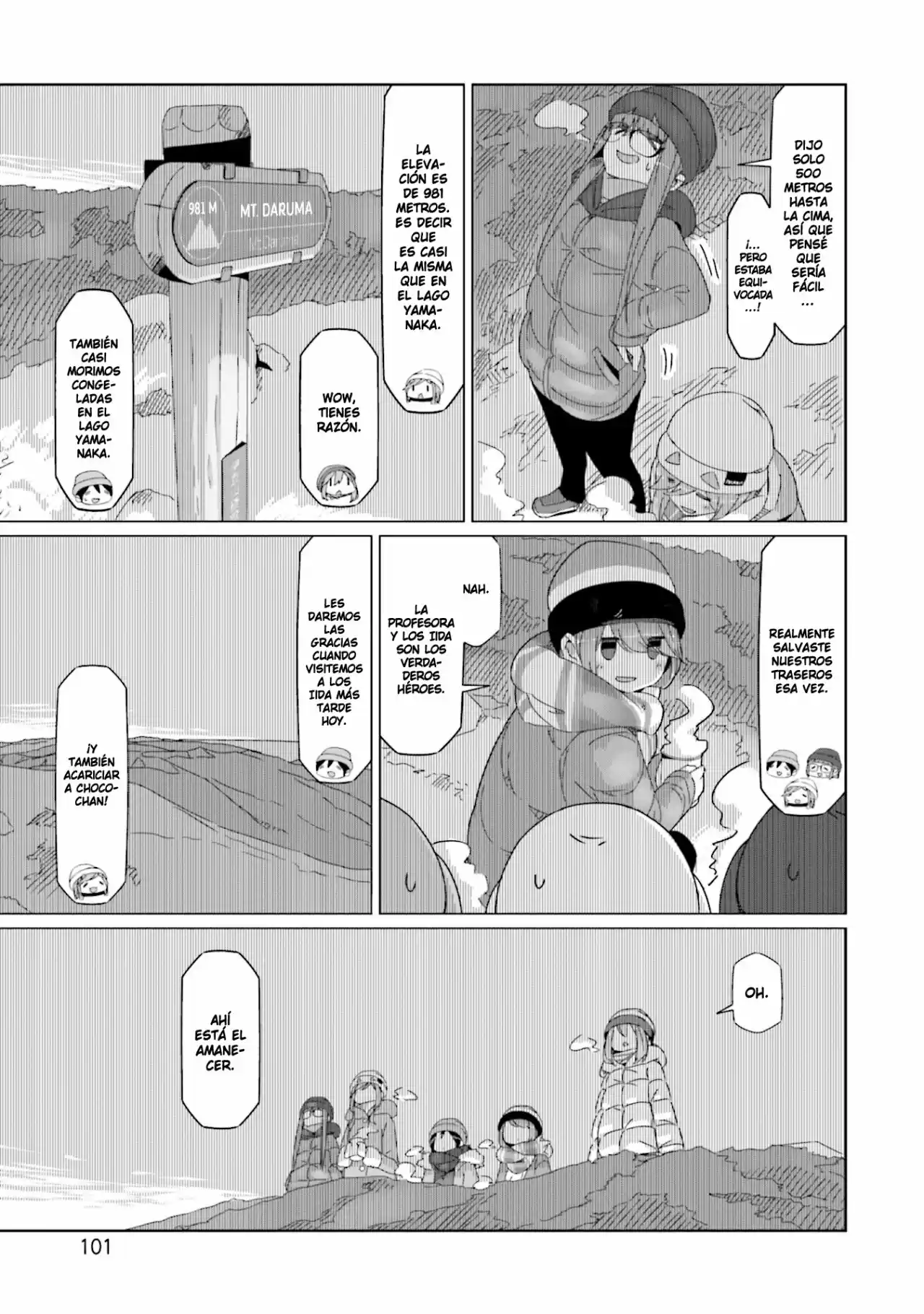 Yurucamp capítulo 50, página 22