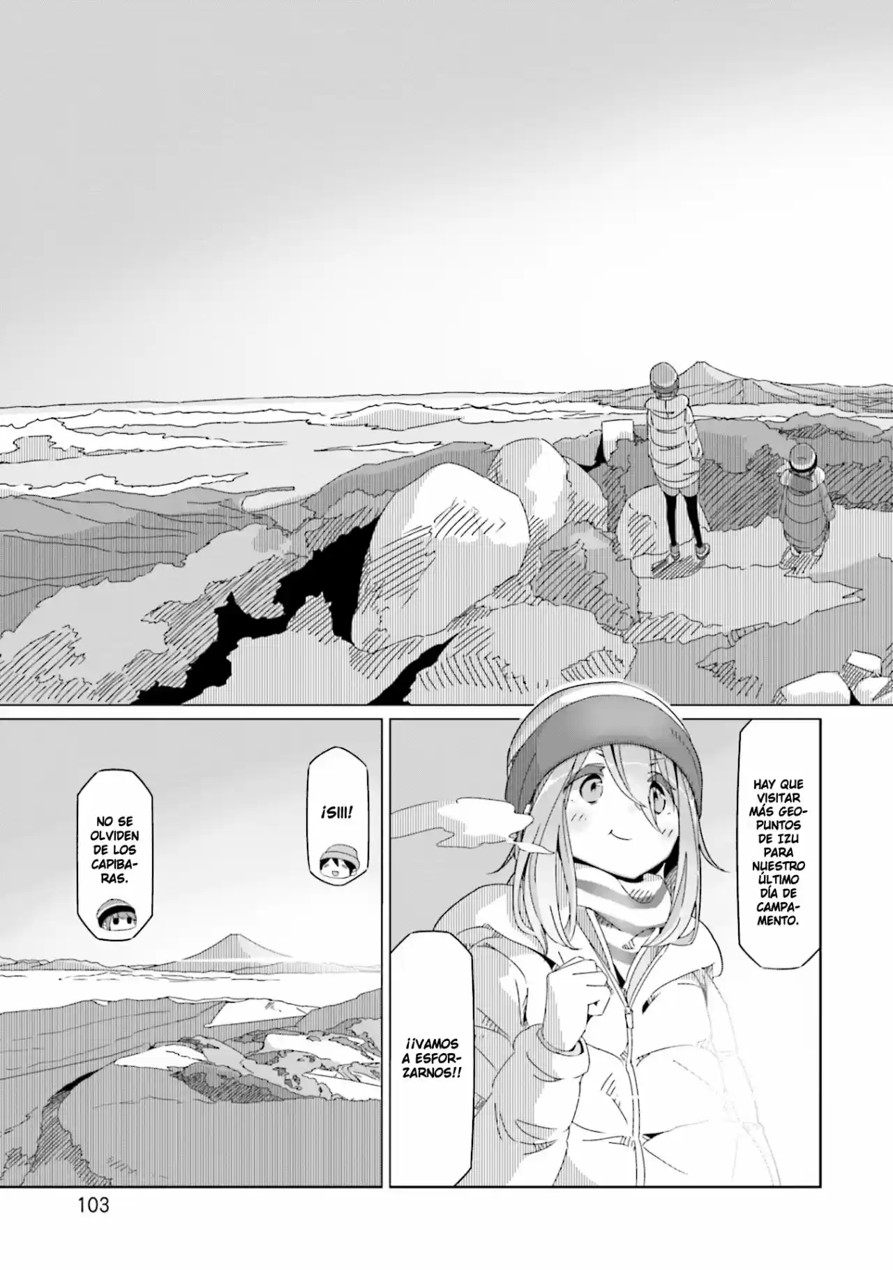 Yurucamp capítulo 50, página 25