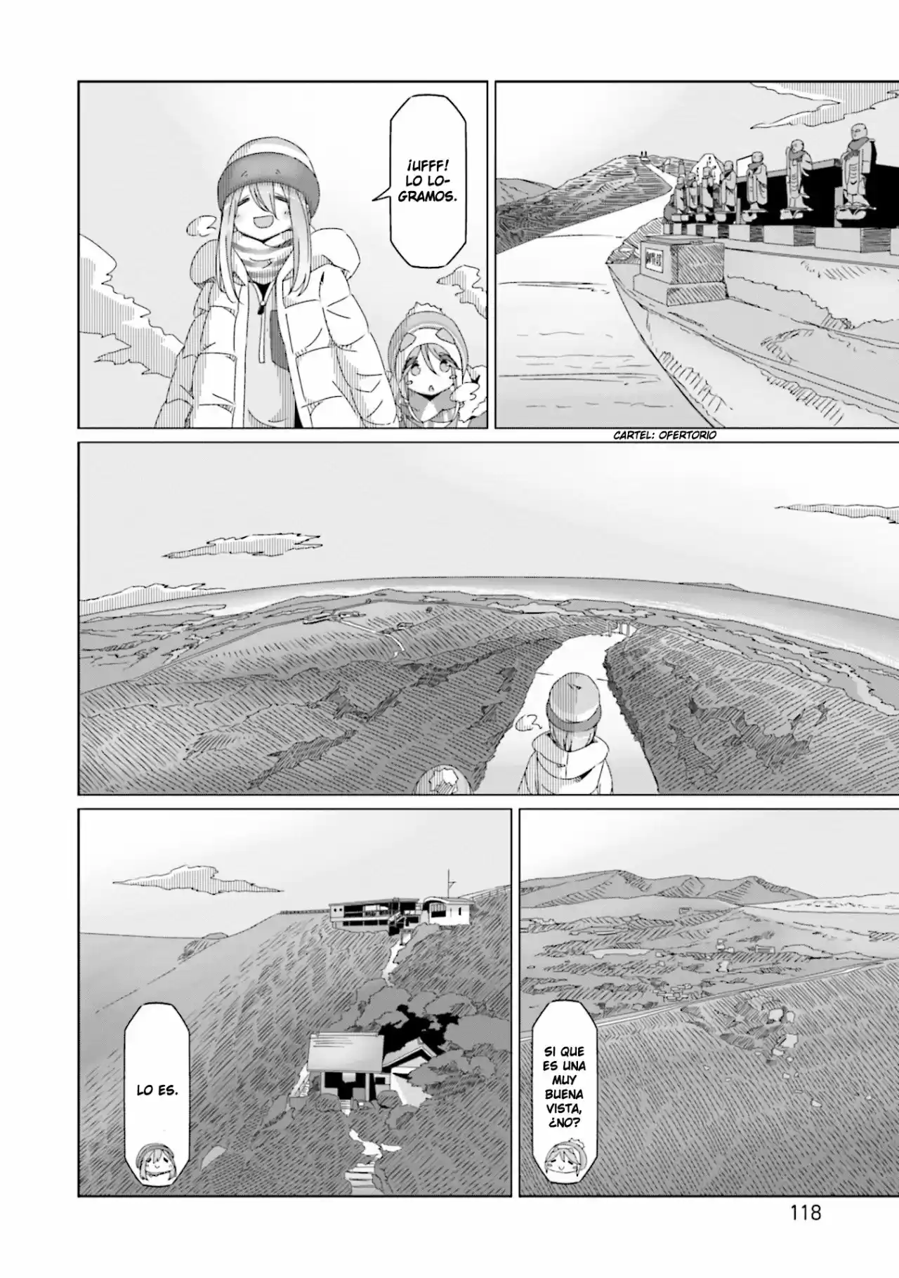 Yurucamp capítulo 51, página 14