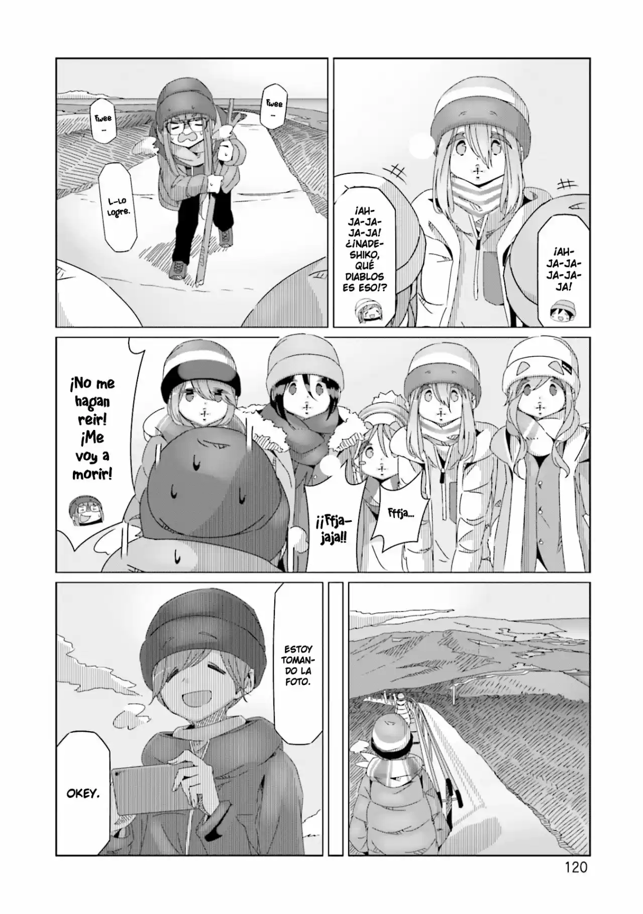 Yurucamp capítulo 51, página 16