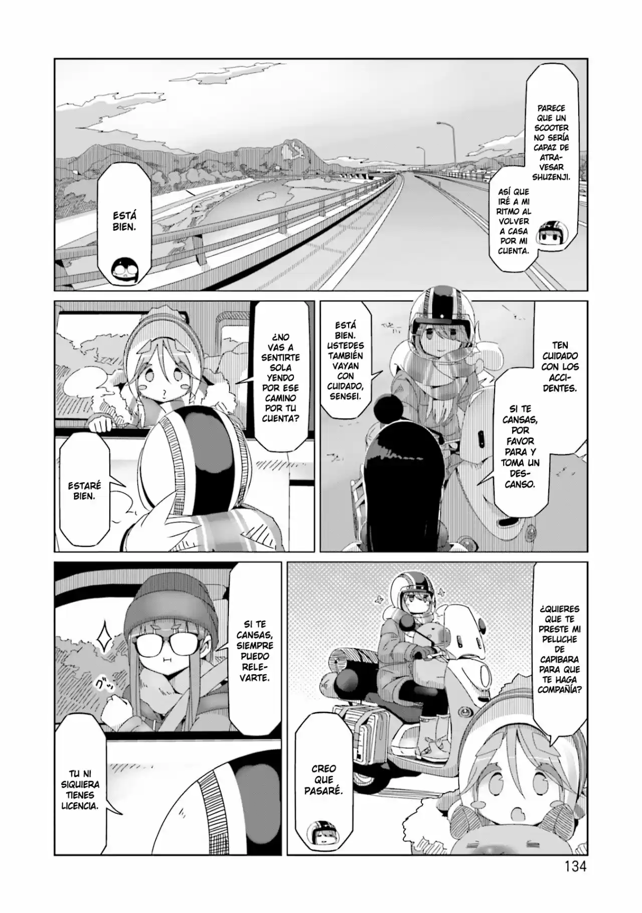 Yurucamp capítulo 52, página 3