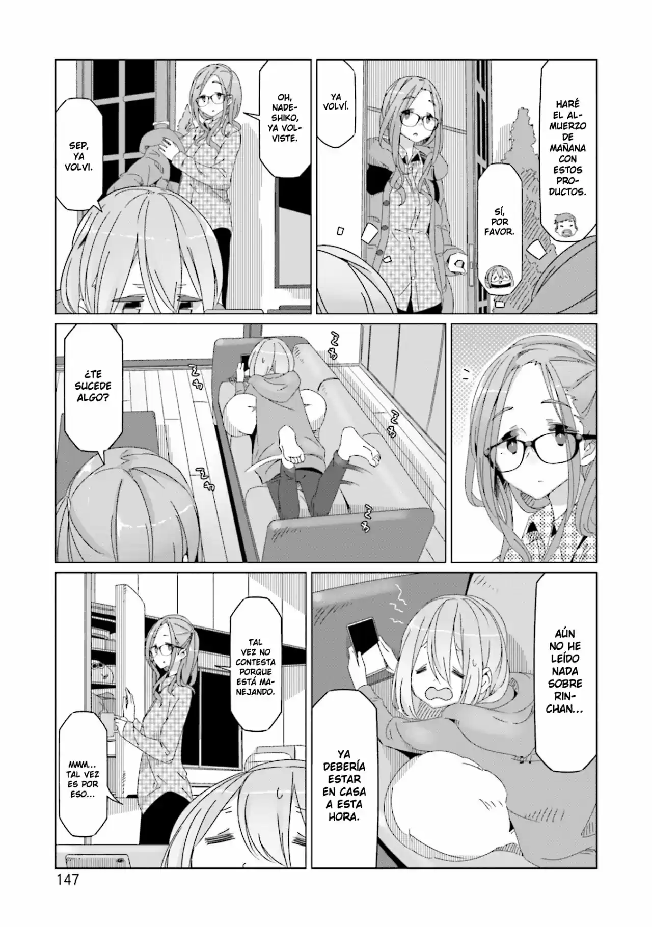 Yurucamp capítulo 52, página 17
