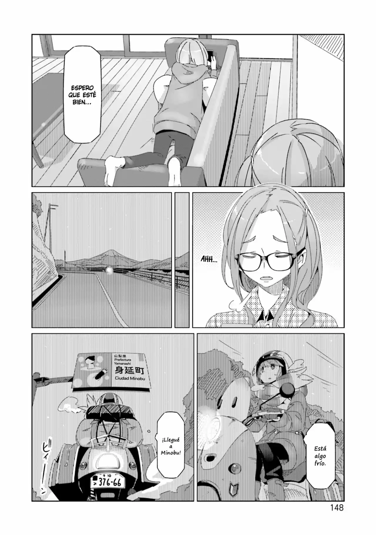 Yurucamp capítulo 52, página 18
