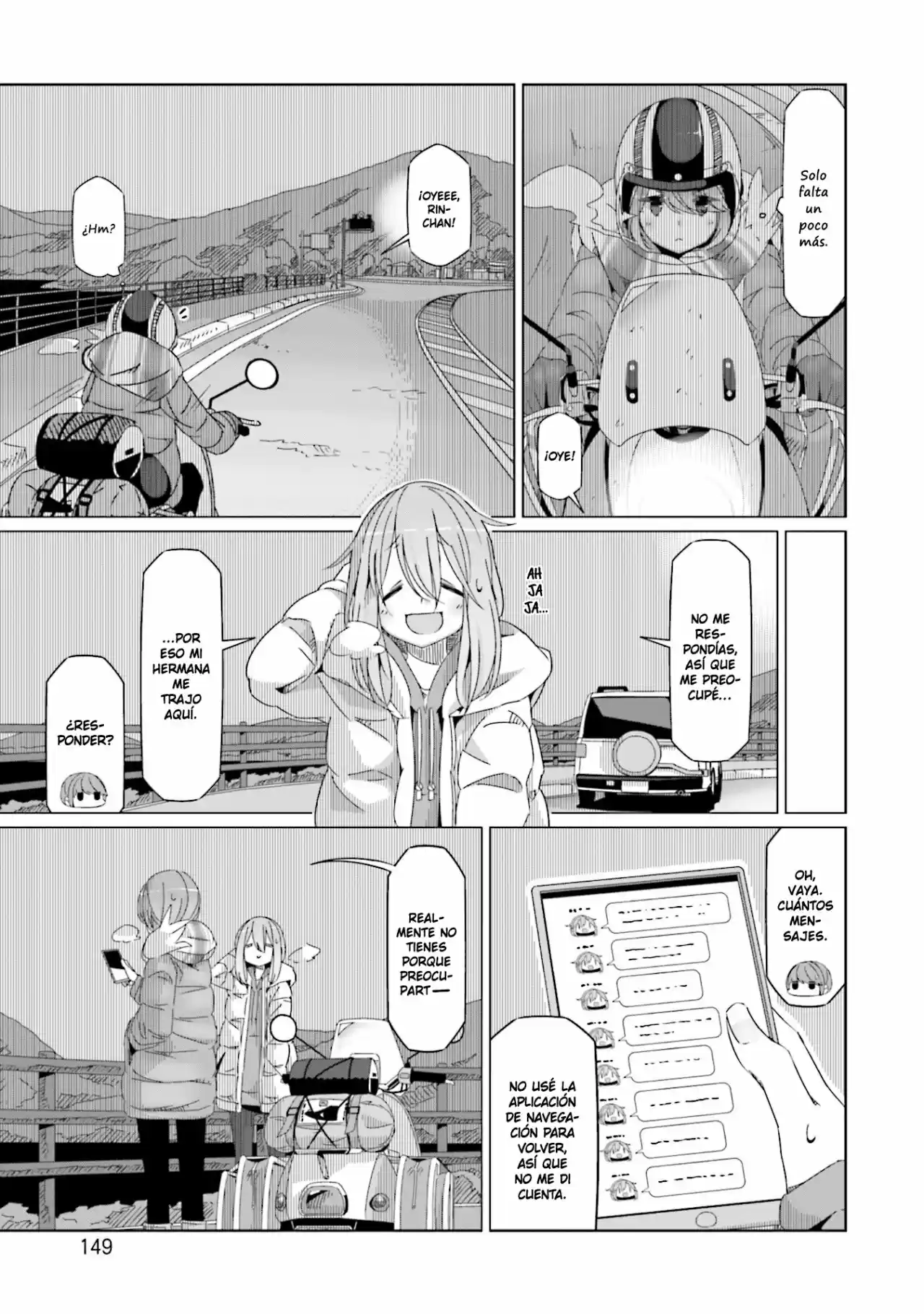 Yurucamp capítulo 52, página 19