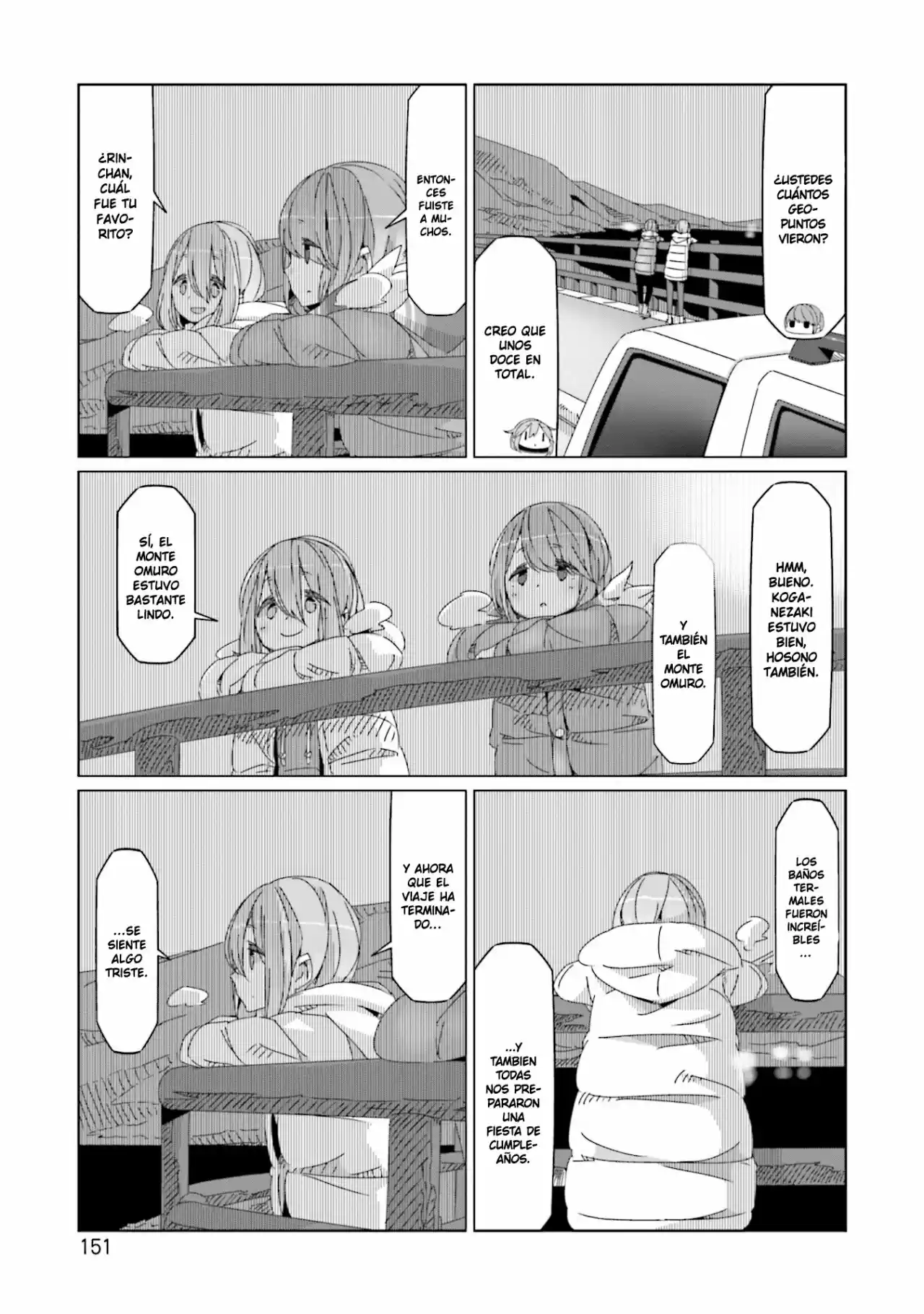 Yurucamp capítulo 52, página 21