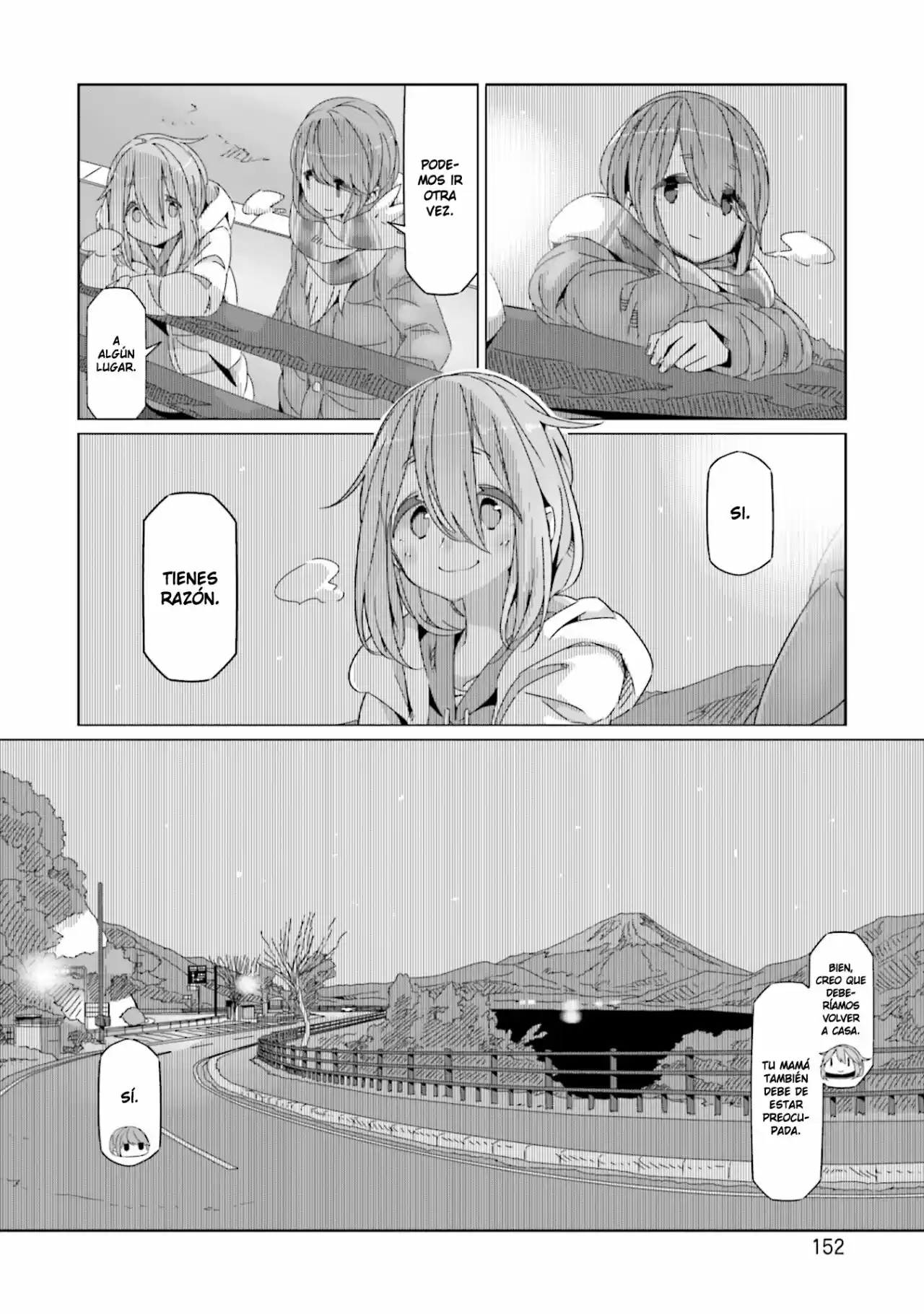 Yurucamp capítulo 52, página 22