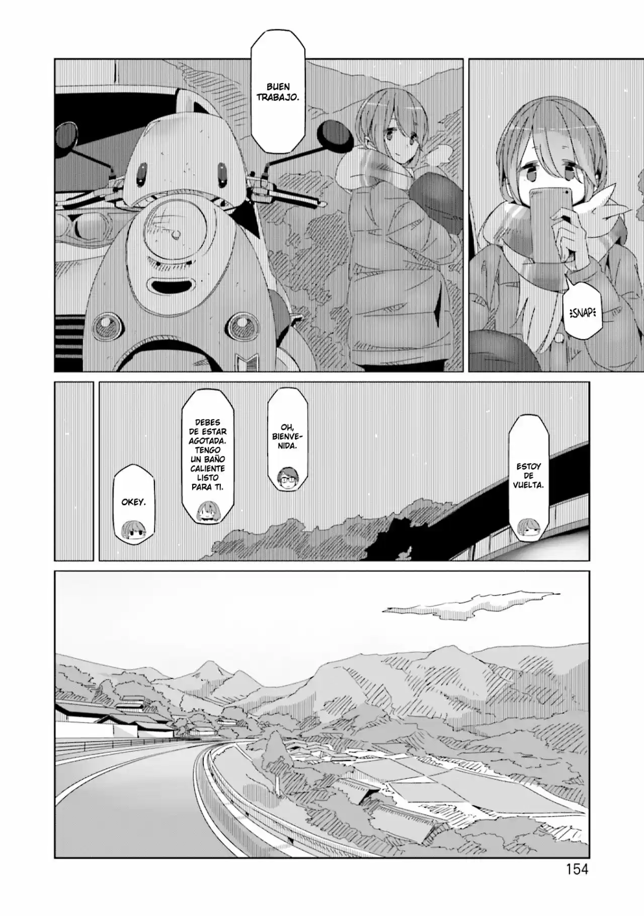 Yurucamp capítulo 52, página 24