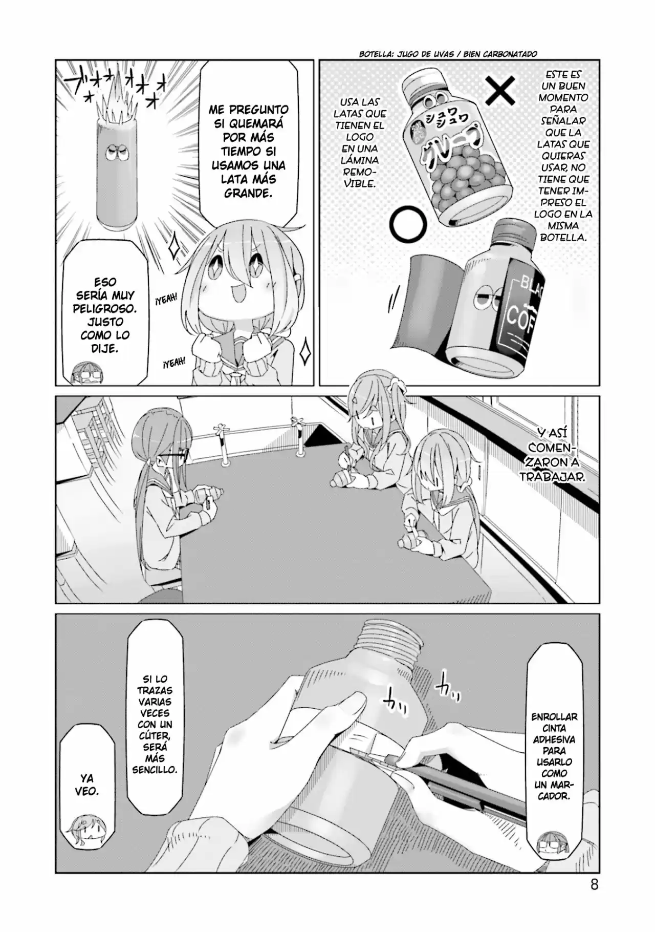 Yurucamp capítulo 53, página 11