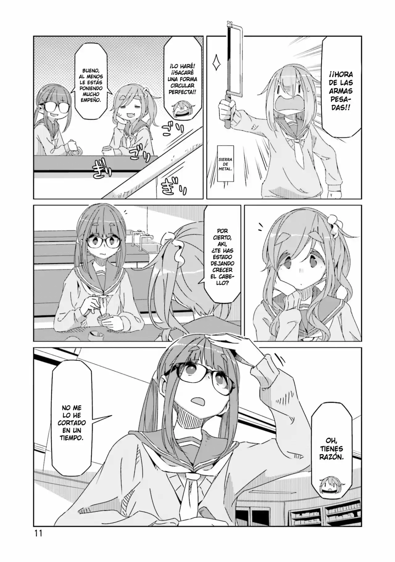 Yurucamp capítulo 53, página 14