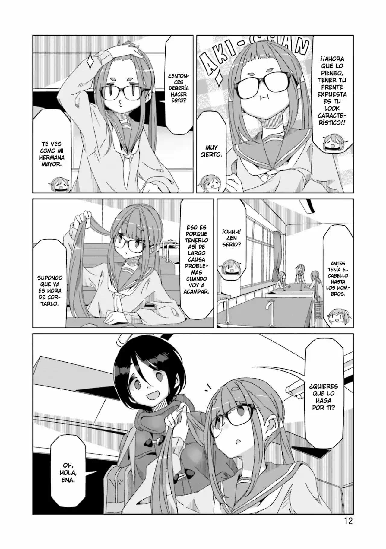Yurucamp capítulo 53, página 15