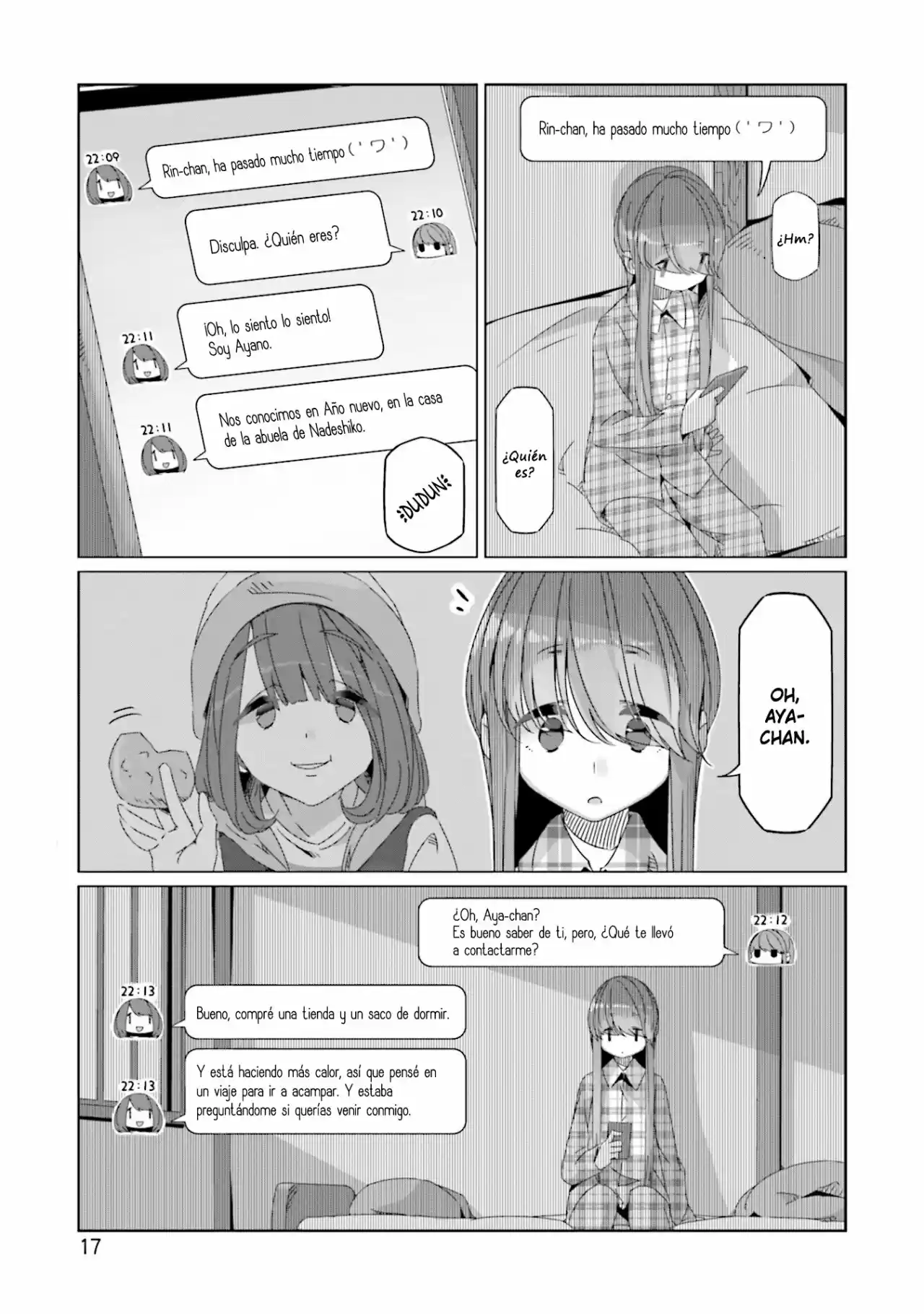 Yurucamp capítulo 53, página 20